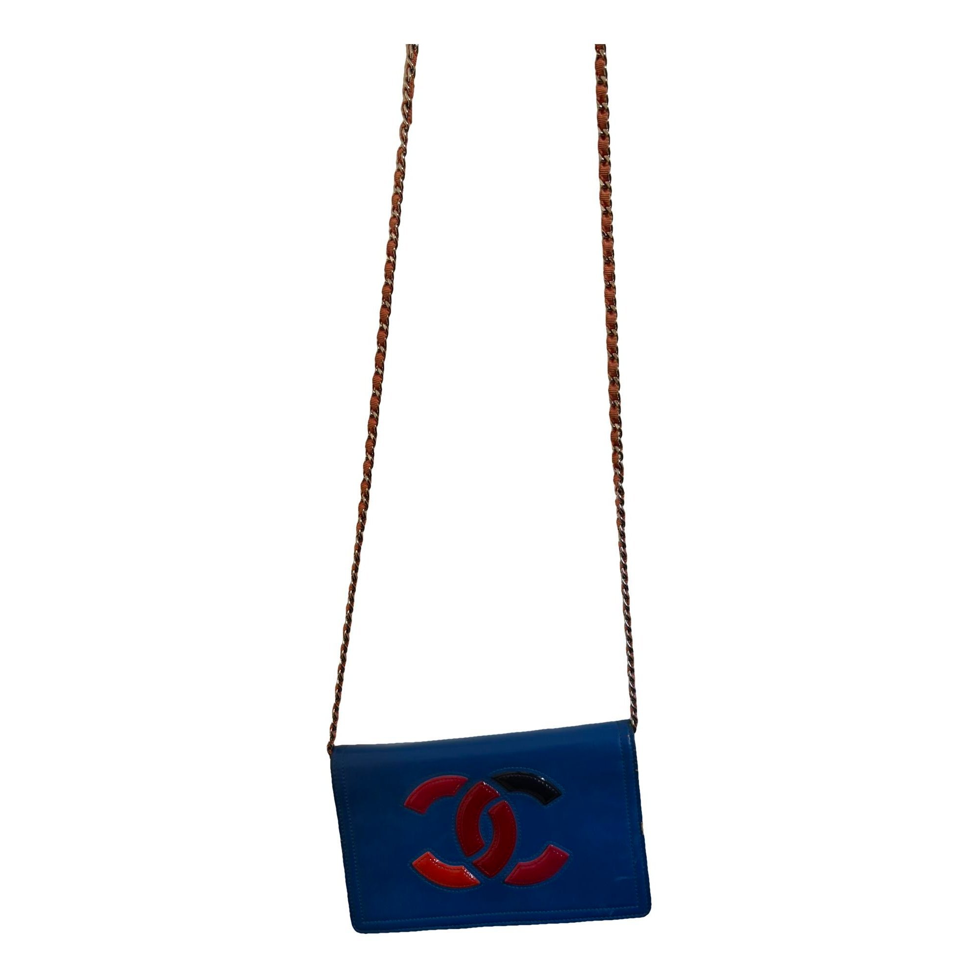 Patent leather handbag