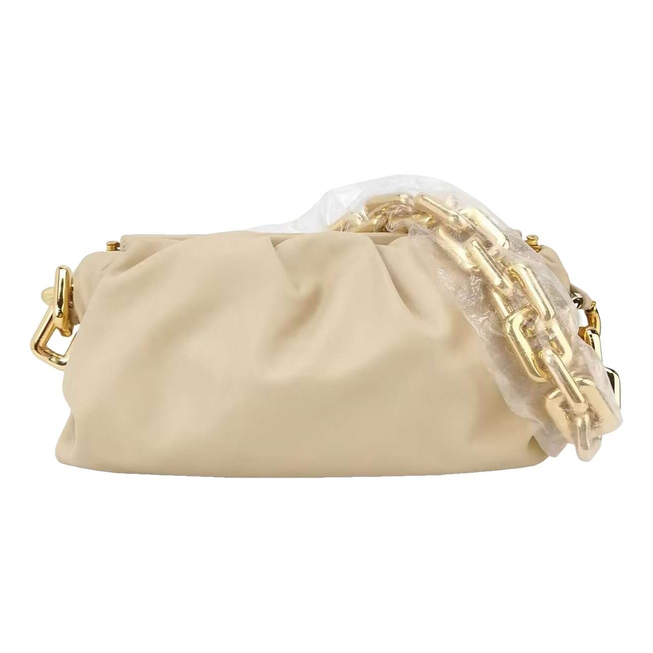 Pouch leather handbag