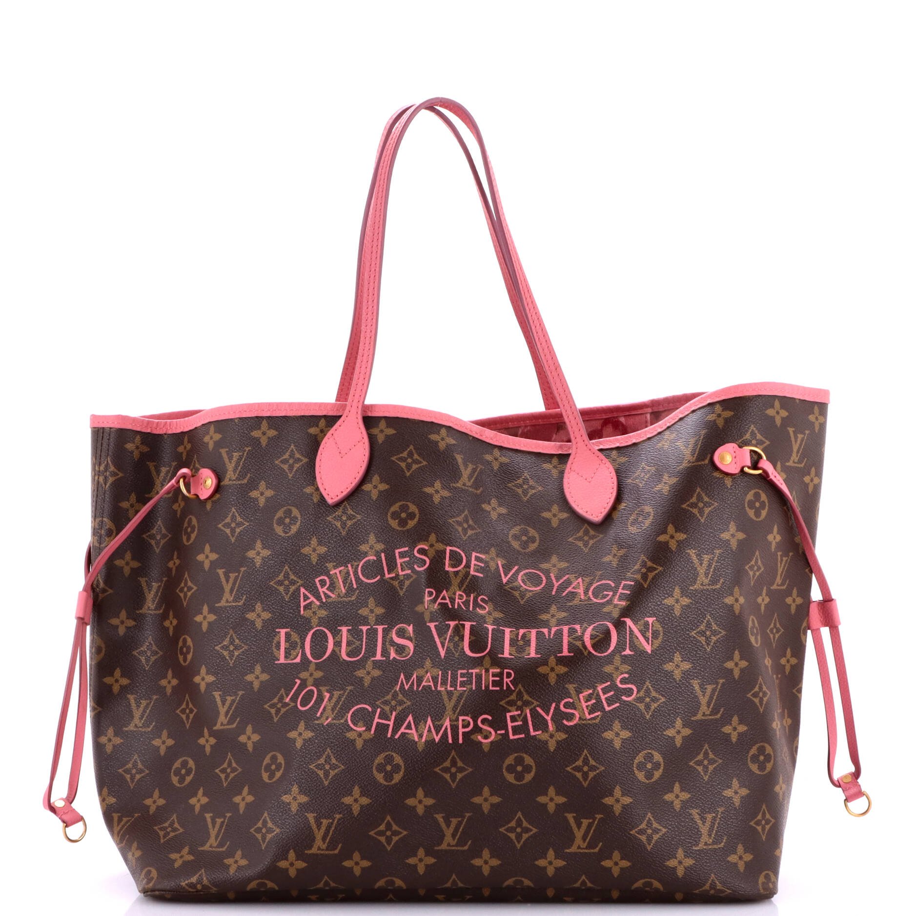 Neverfull Tote Limited Edition Ikat Monogram Canvas with Leather GM