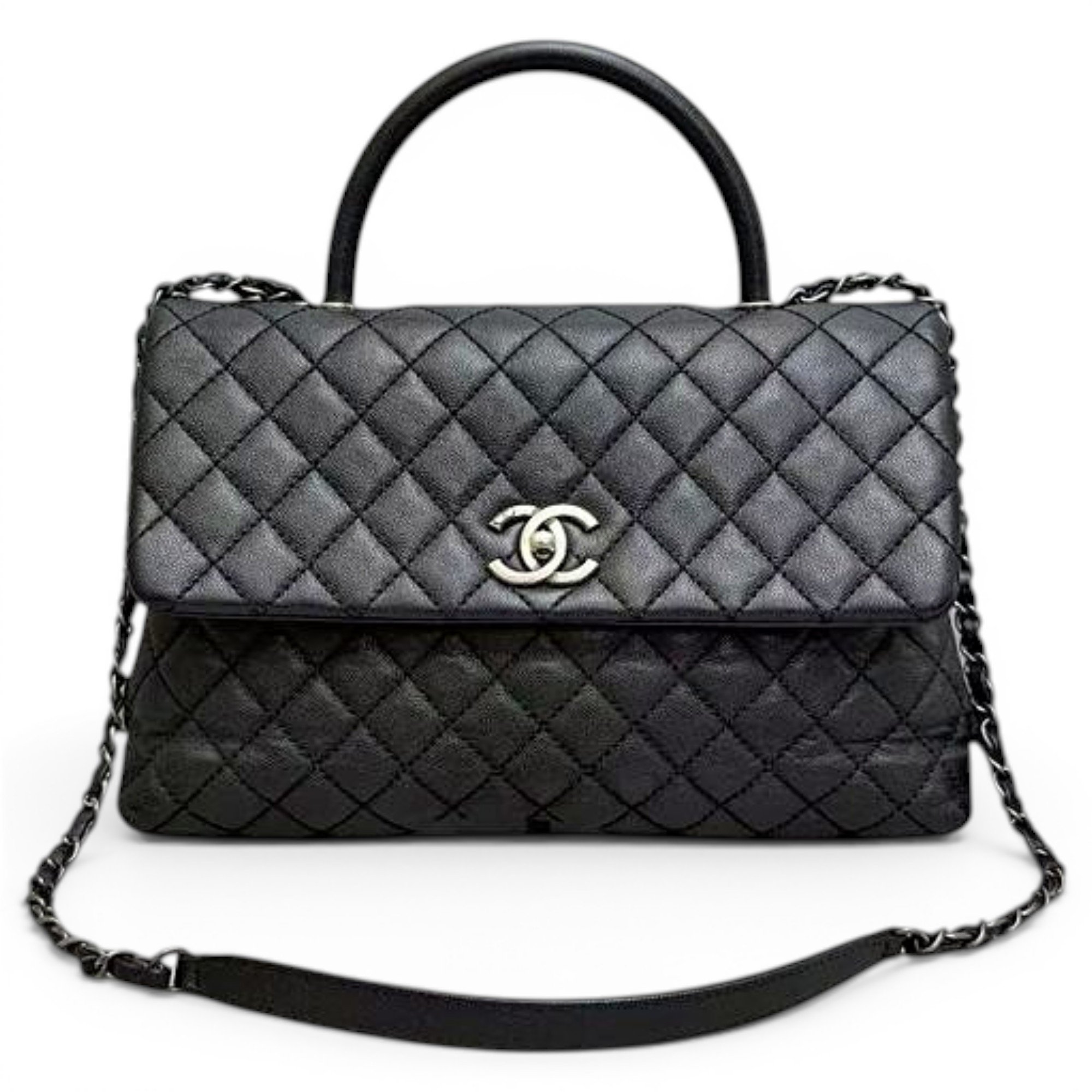 Coco Handle leather handbag