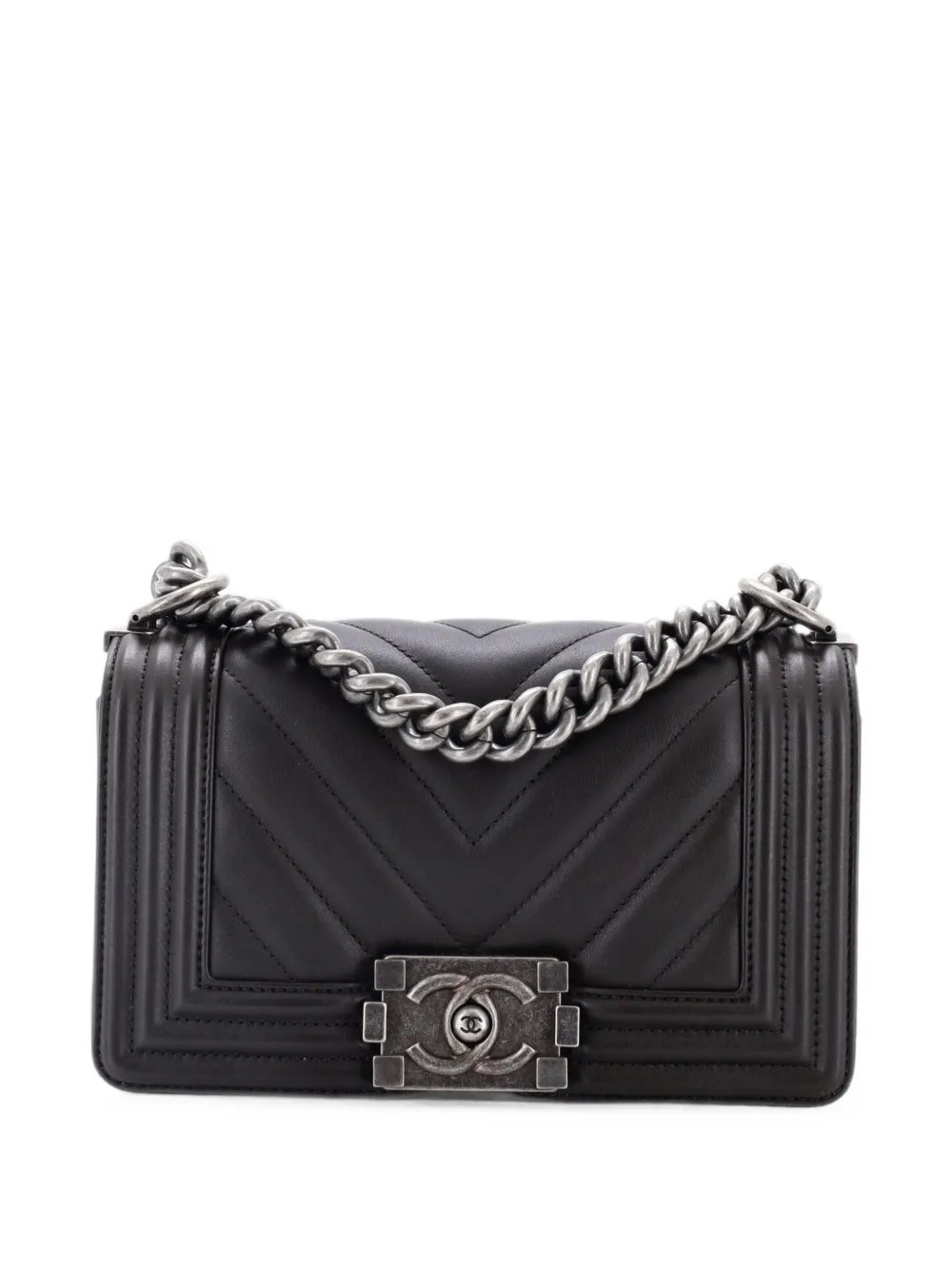 Boy Flap Bag Chevron Lambskin Small shoulder bag