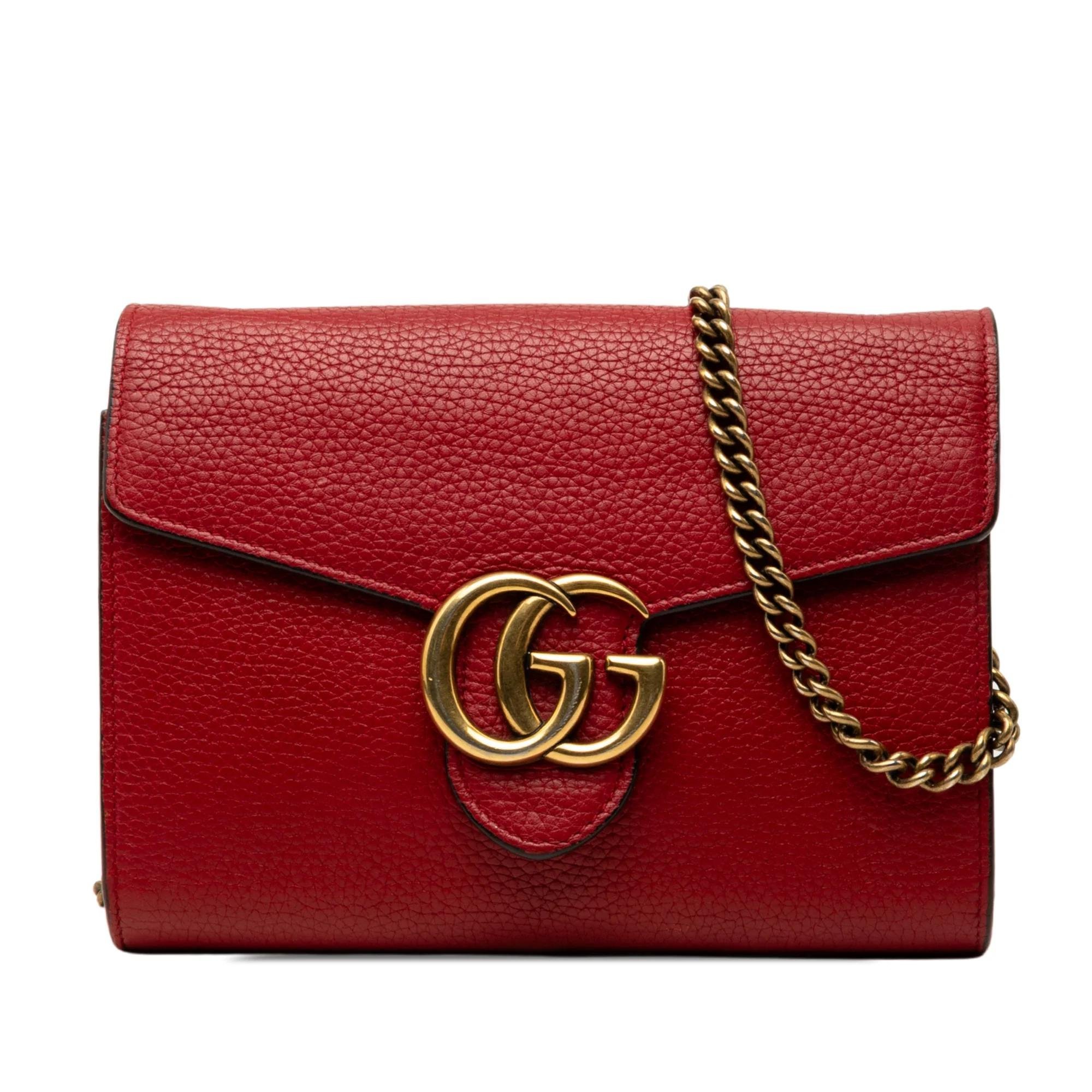 GG Marmont pony-style calfskin crossbody bag