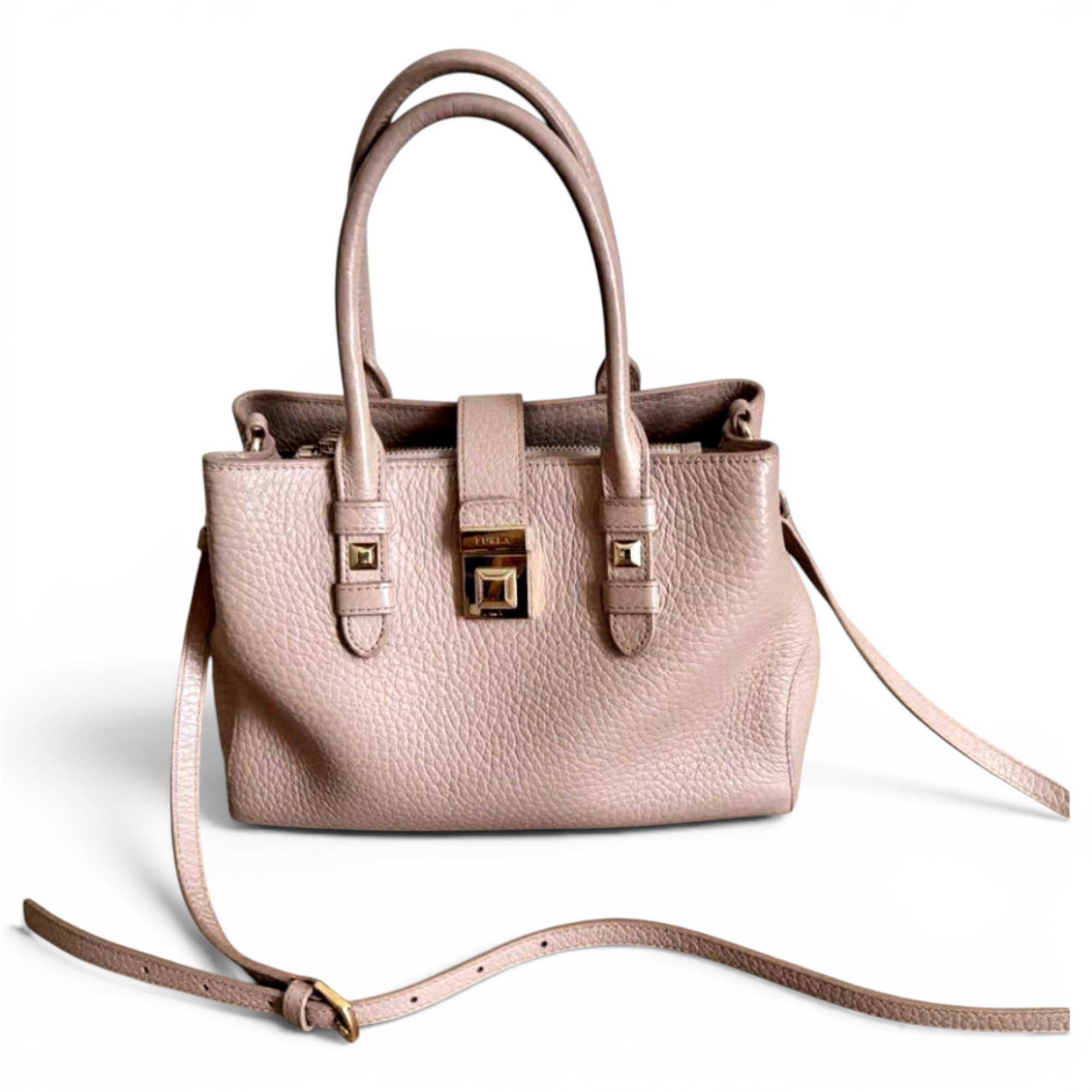 Leather handbag