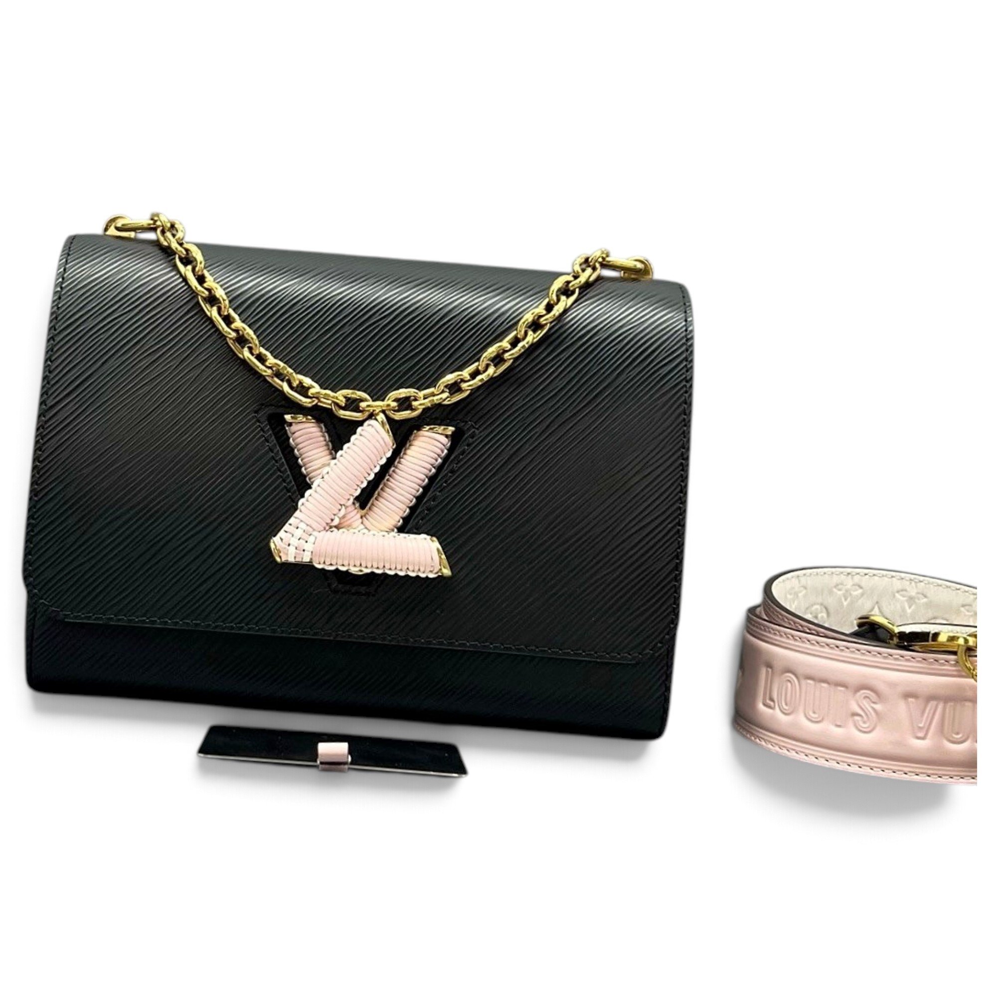Twist leather handbag