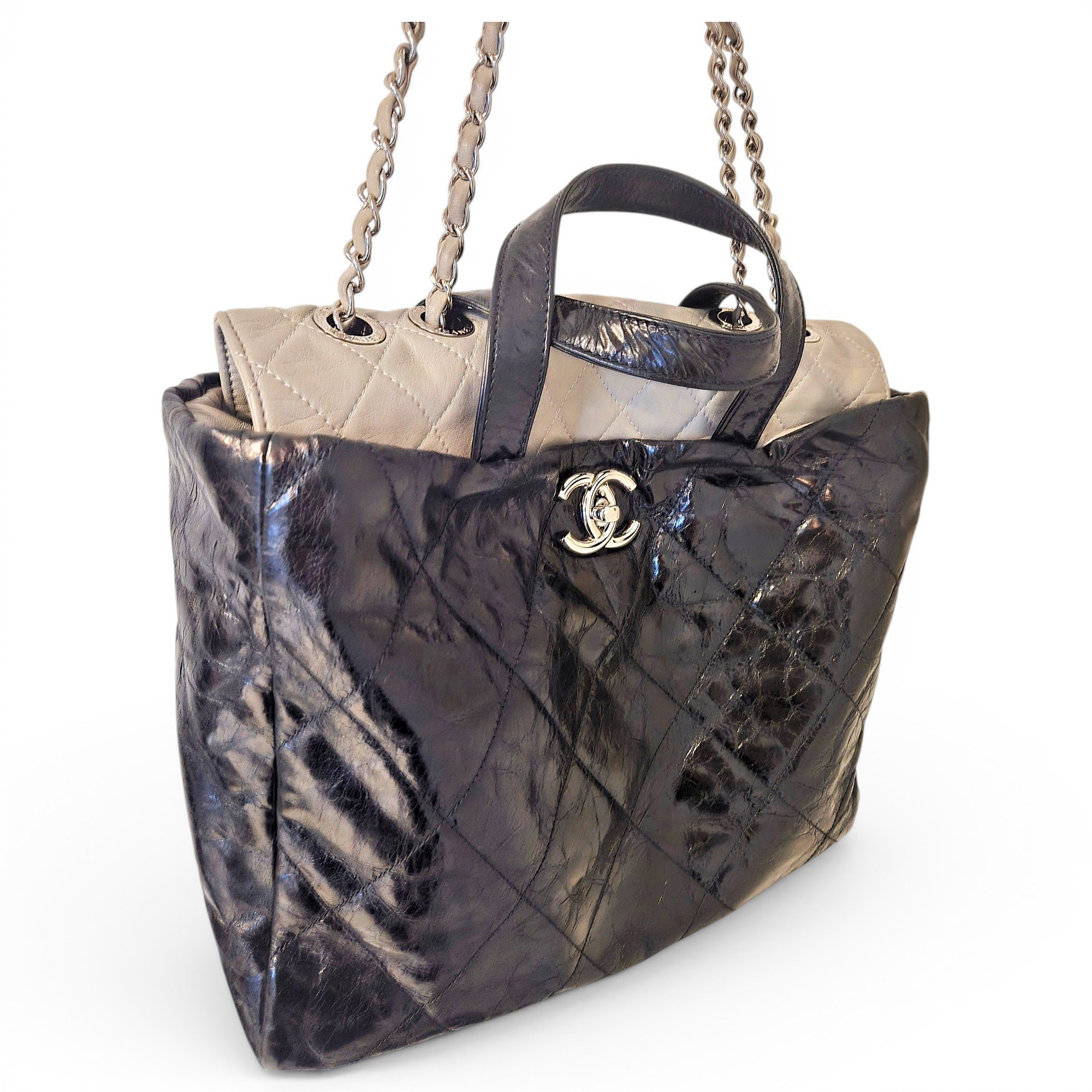 Leather tote