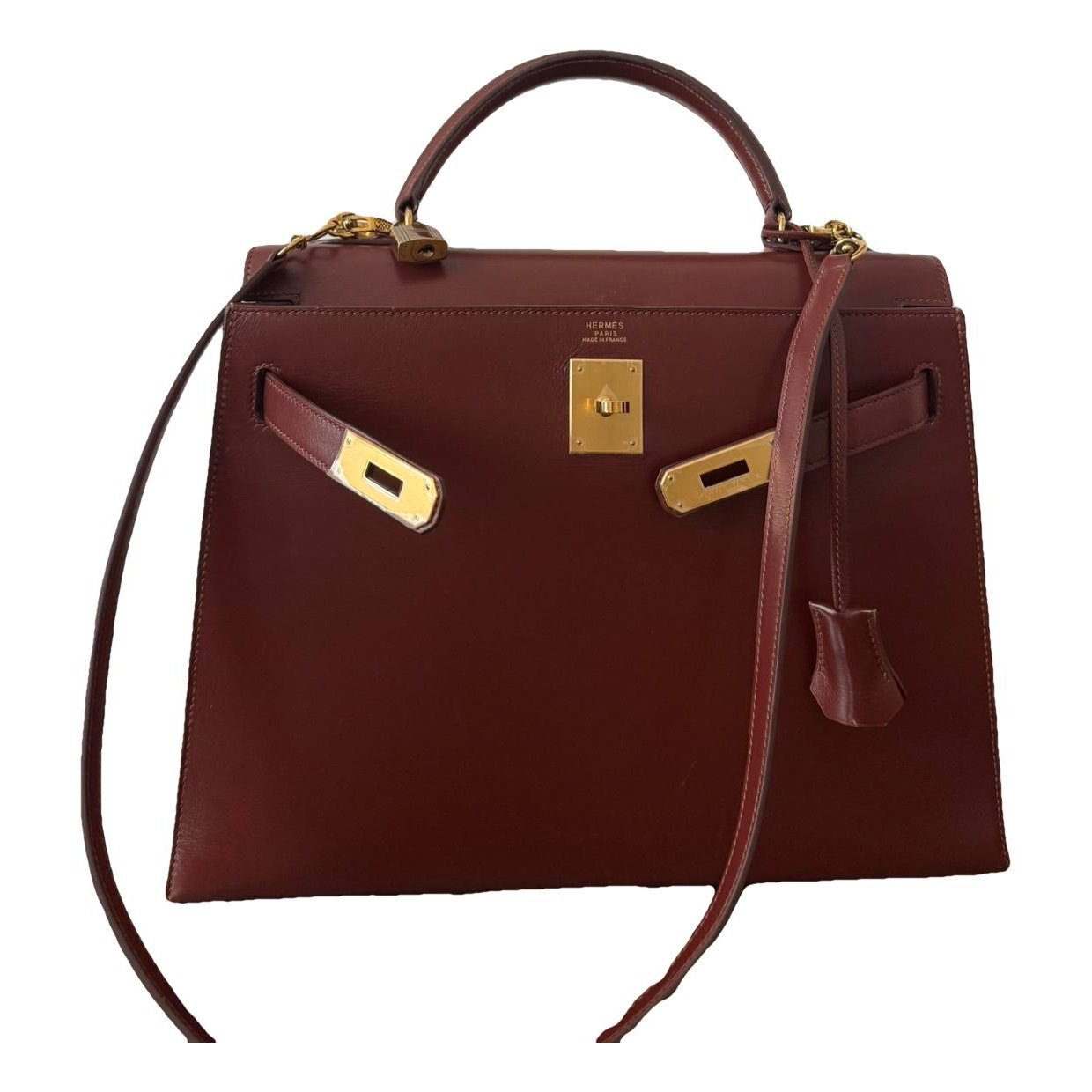 Kelly 32 leather handbag