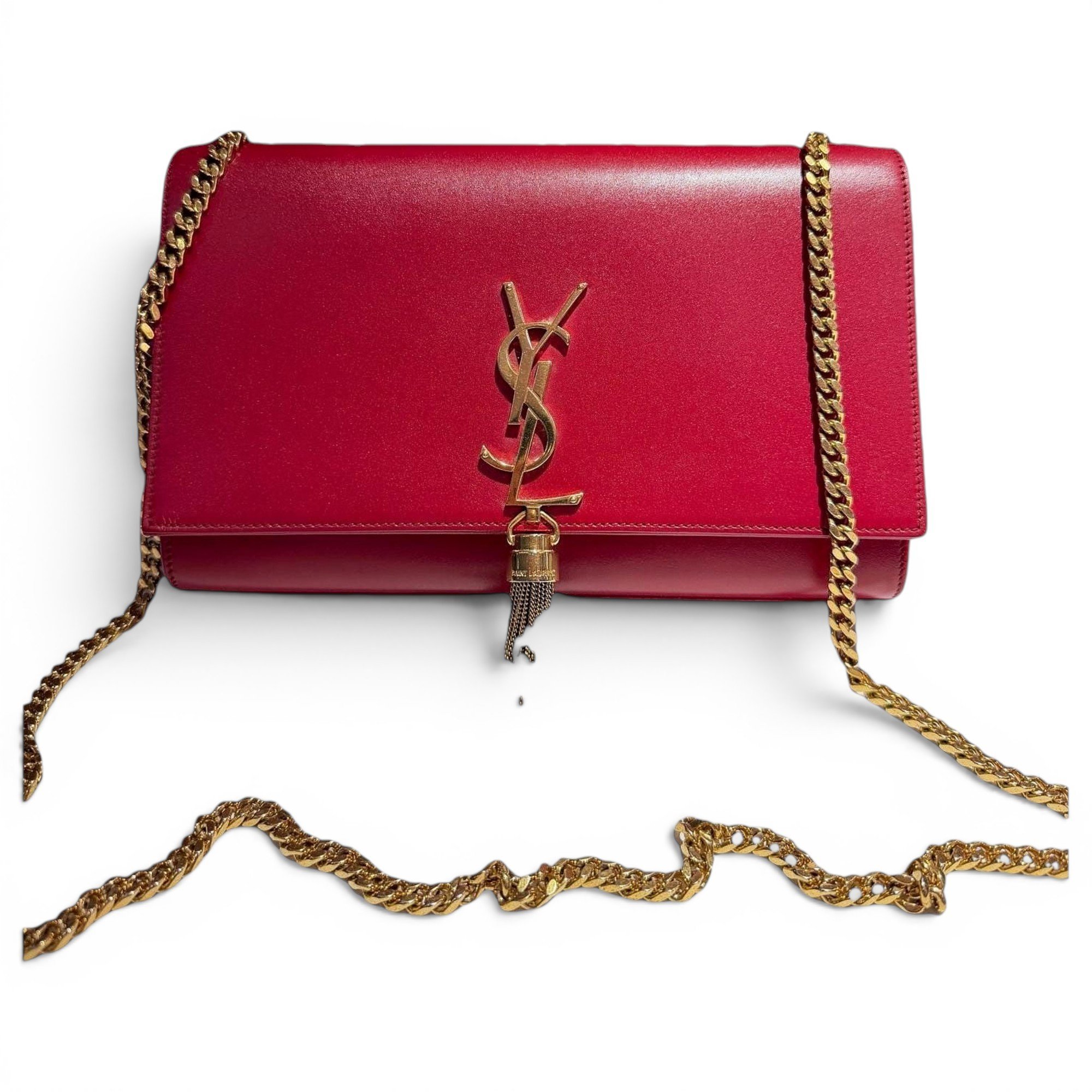Pompom Kate leather handbag