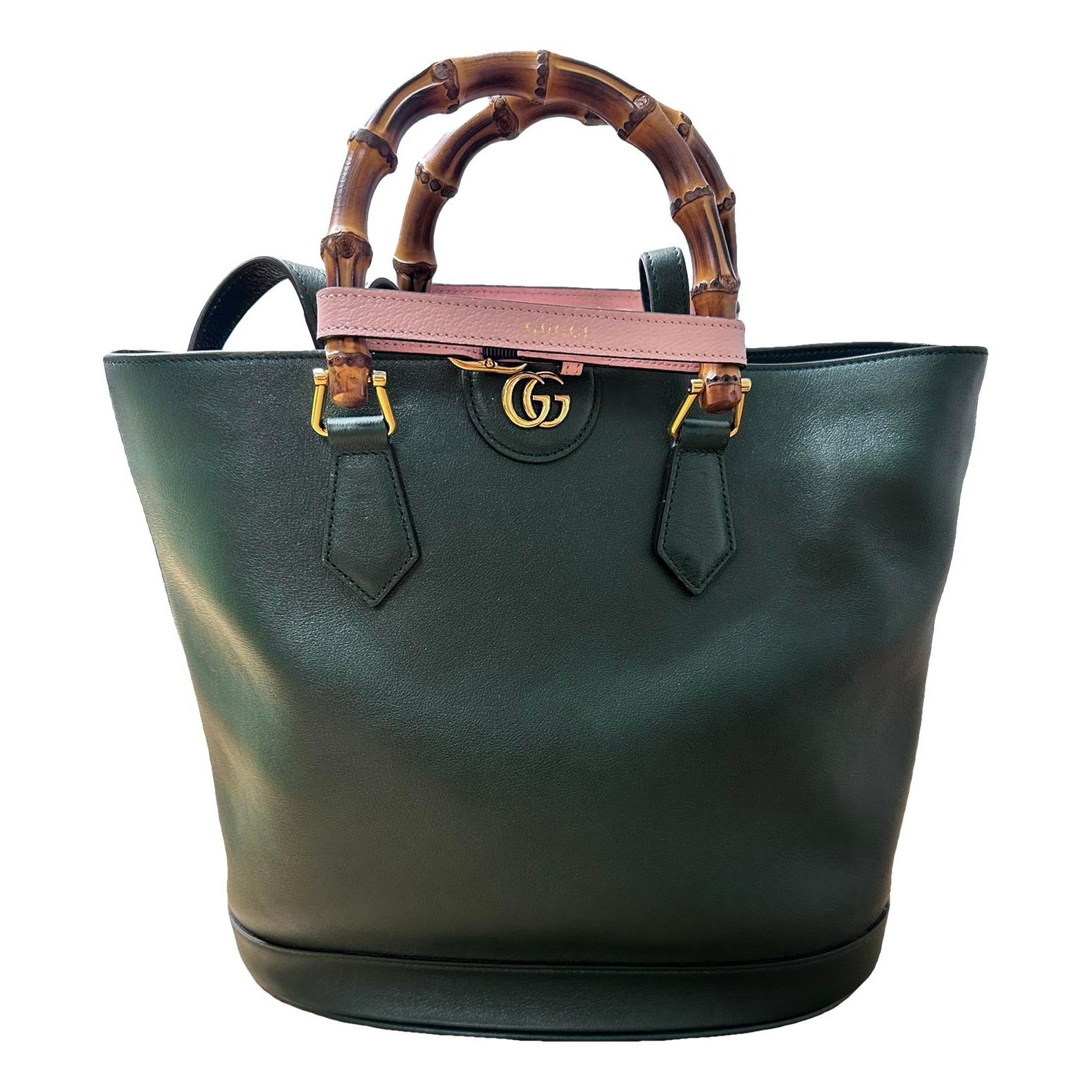 Diana Bamboo leather tote
