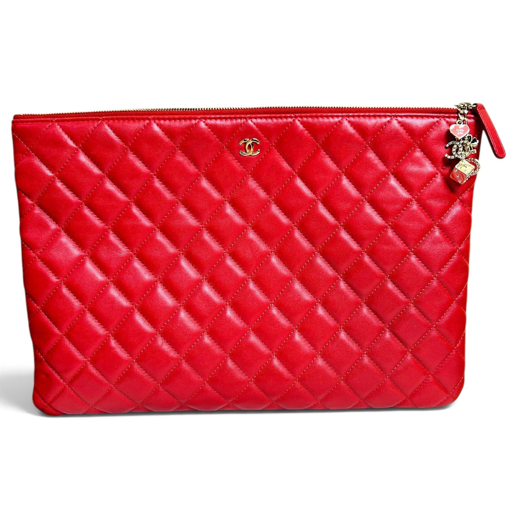 Timeless/Classique leather clutch bag