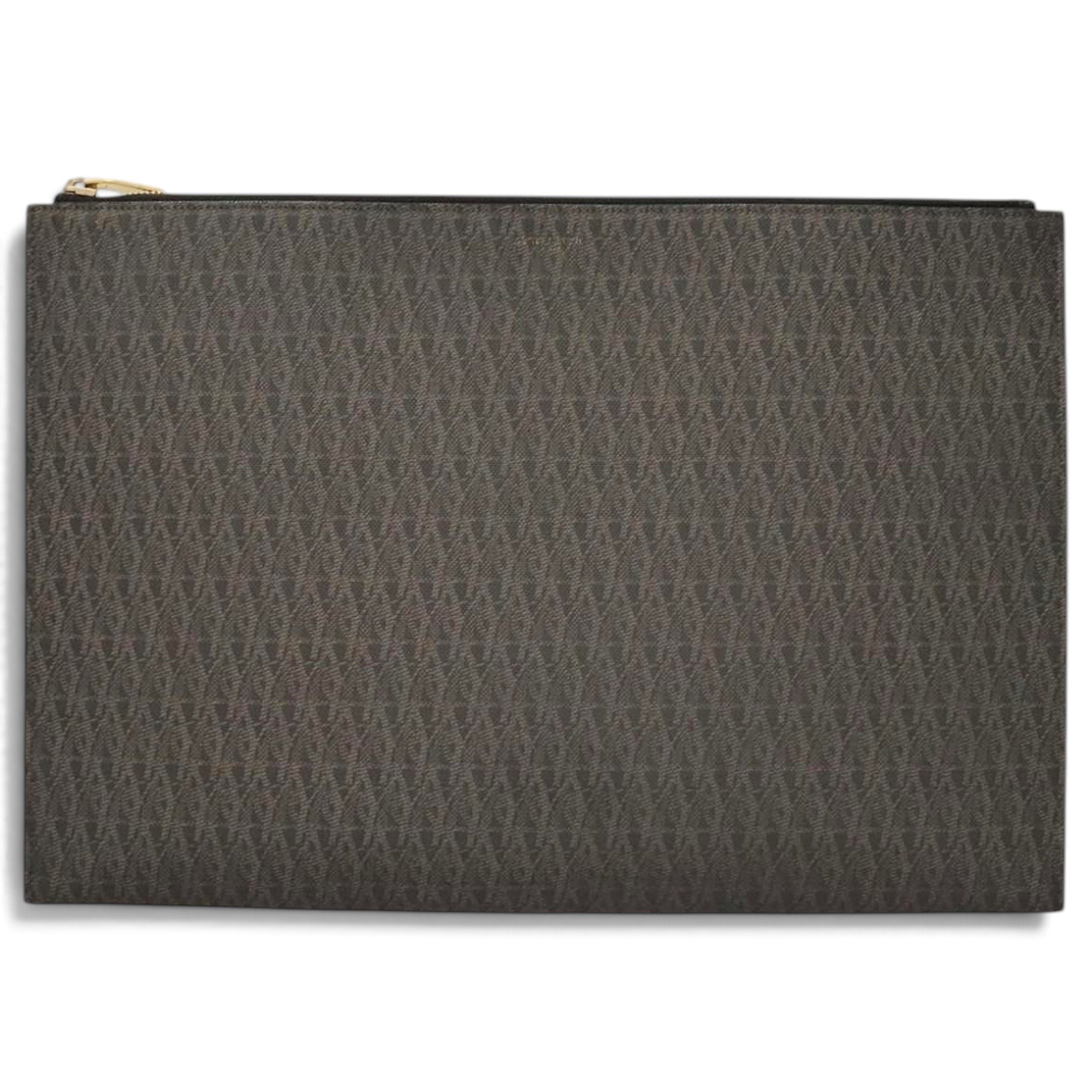 Leather clutch bag