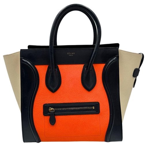 Luggage leather handbag