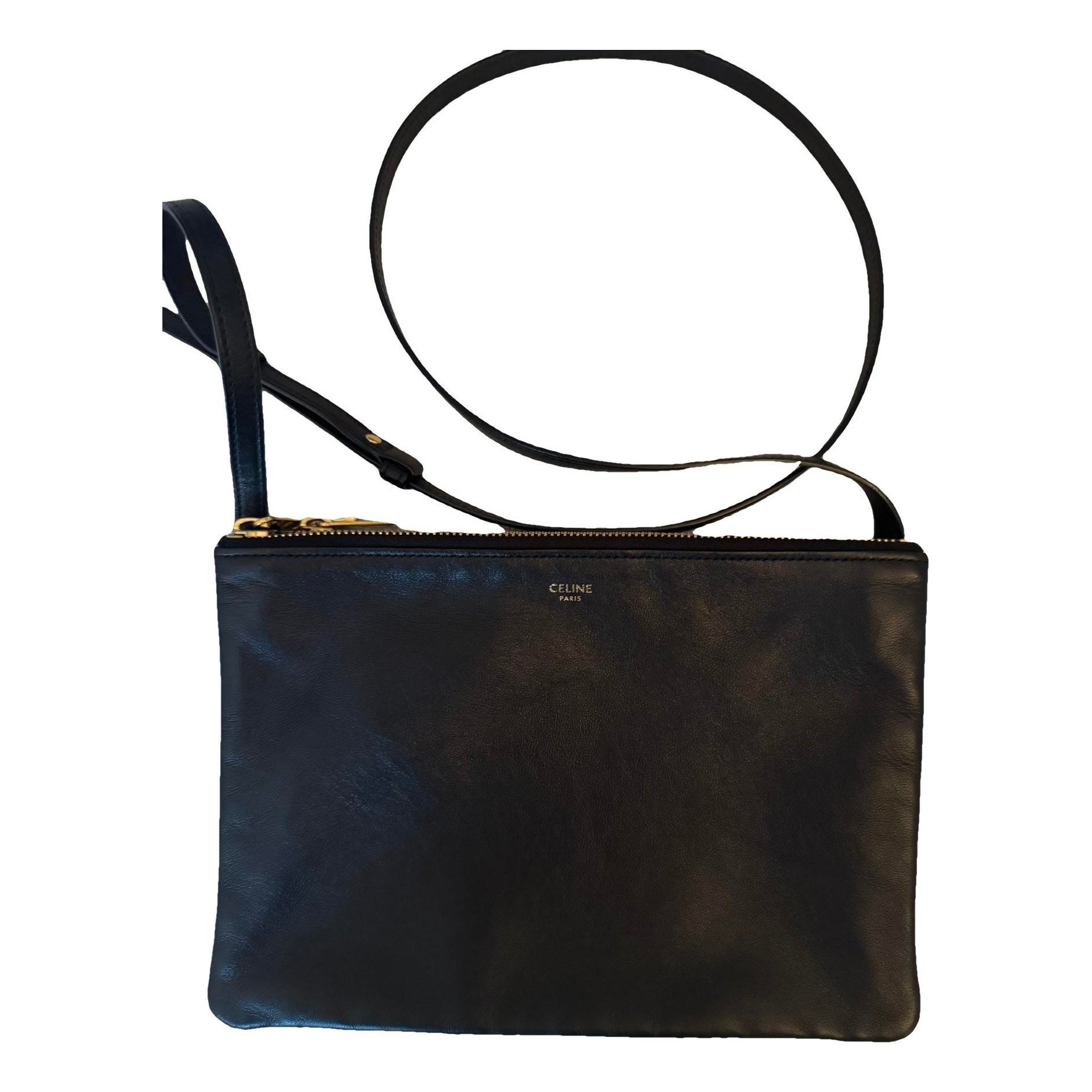 Celine Trio leather crossbody bag