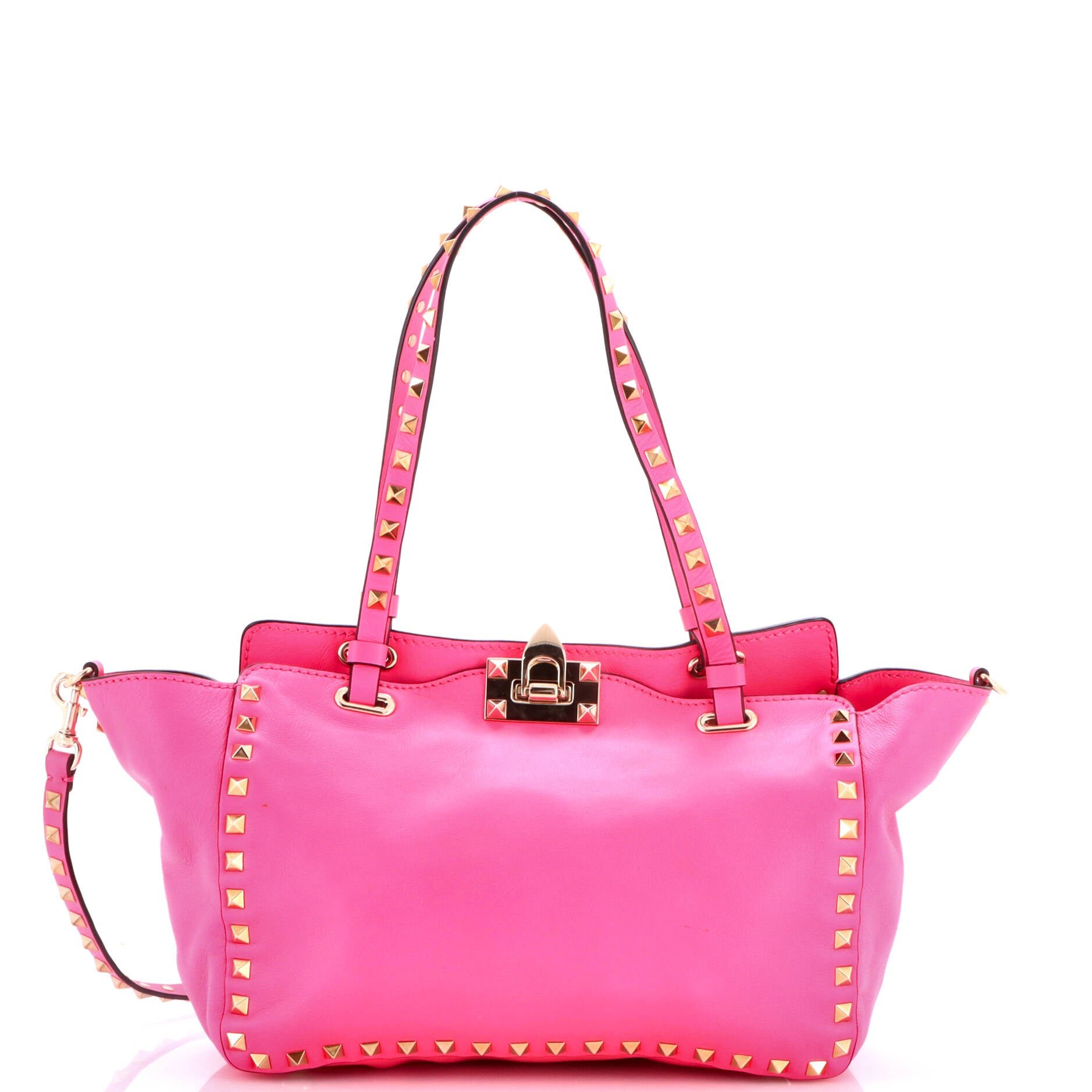 Rockstud Tote Soft Leather Small