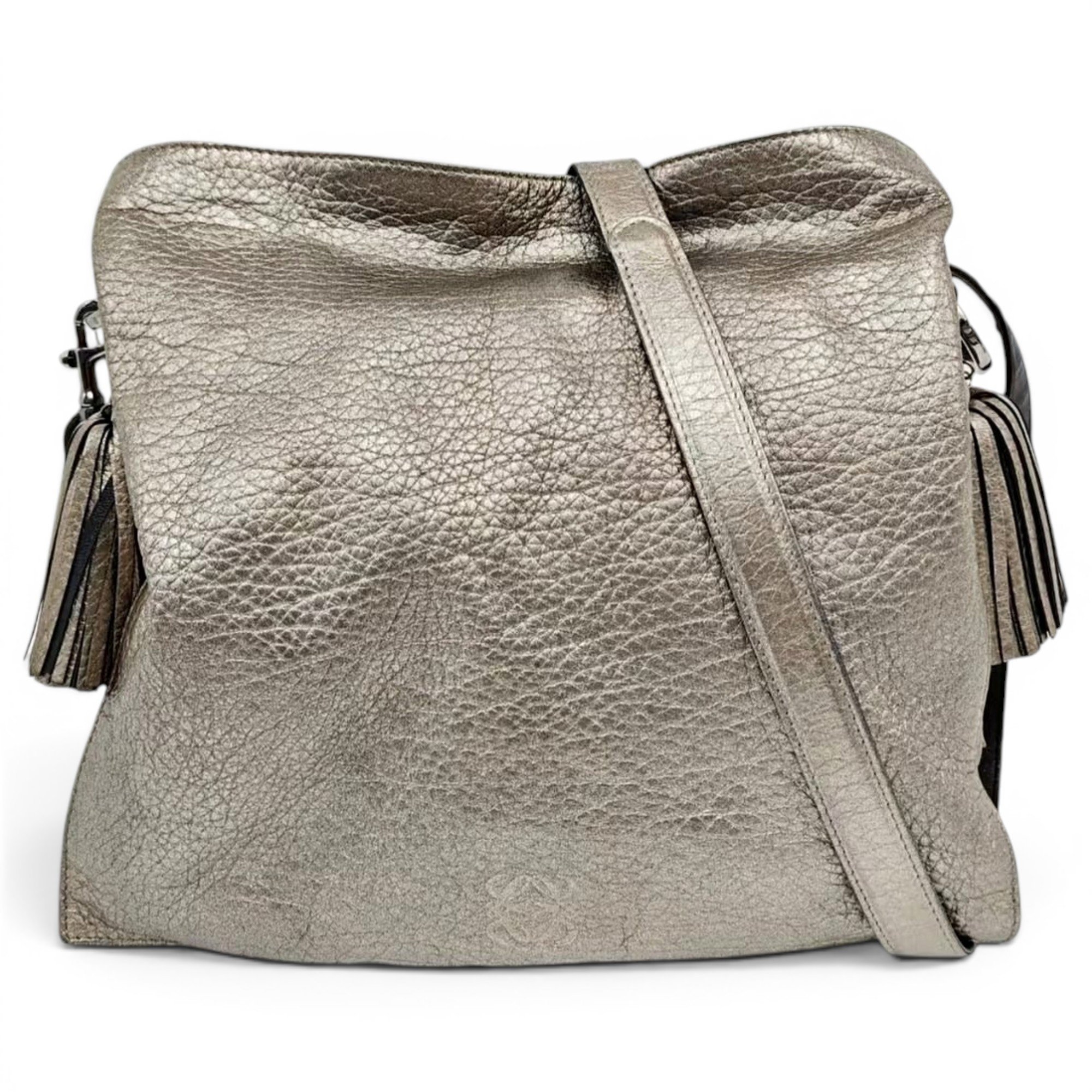 Flamenco leather handbag