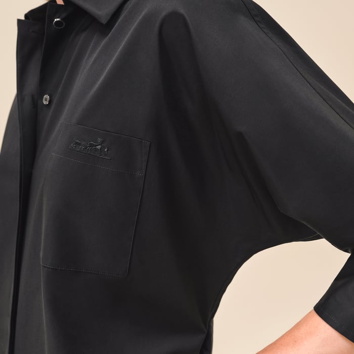 Noir Shirt Dress