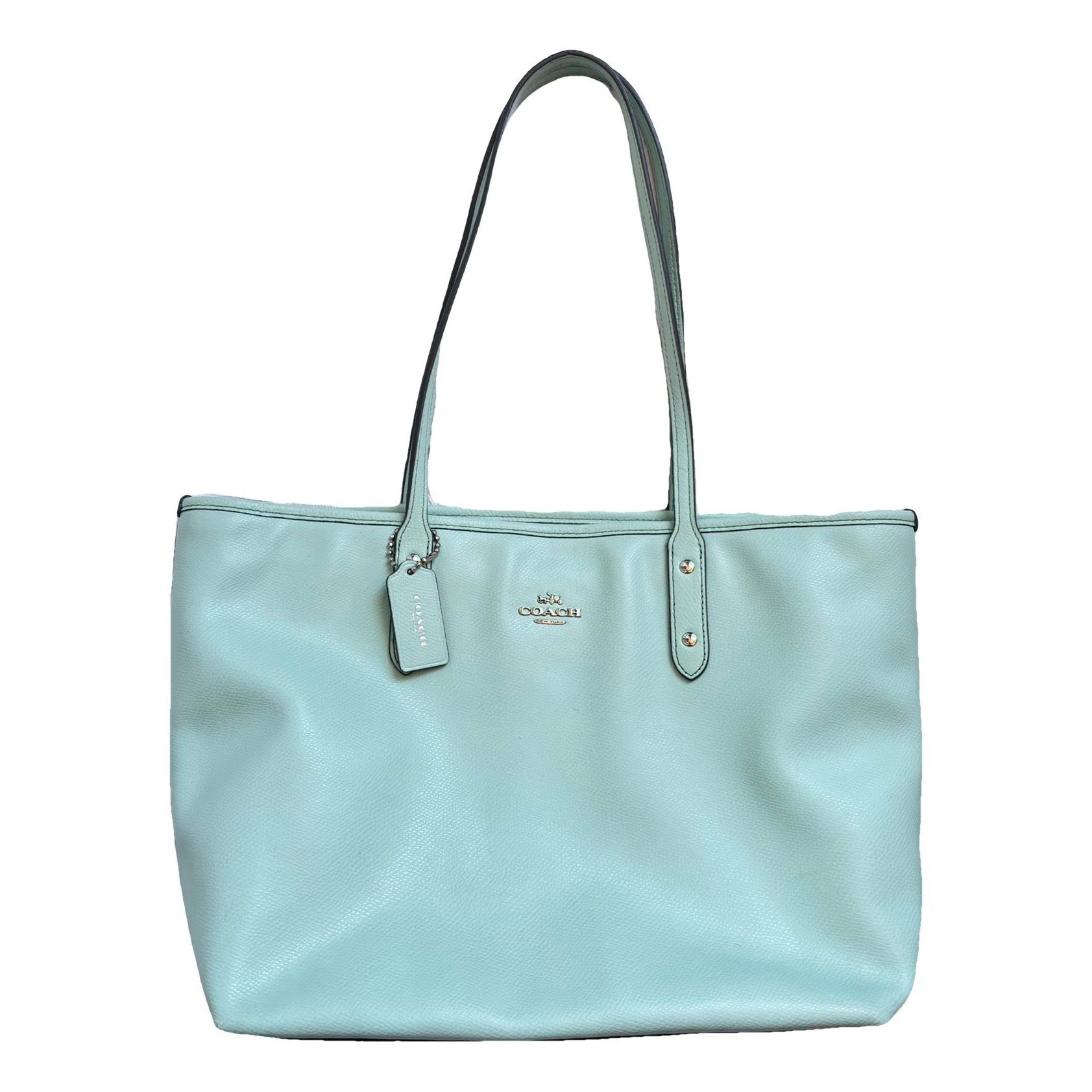 CITY ZIP TOTE leather handbag
