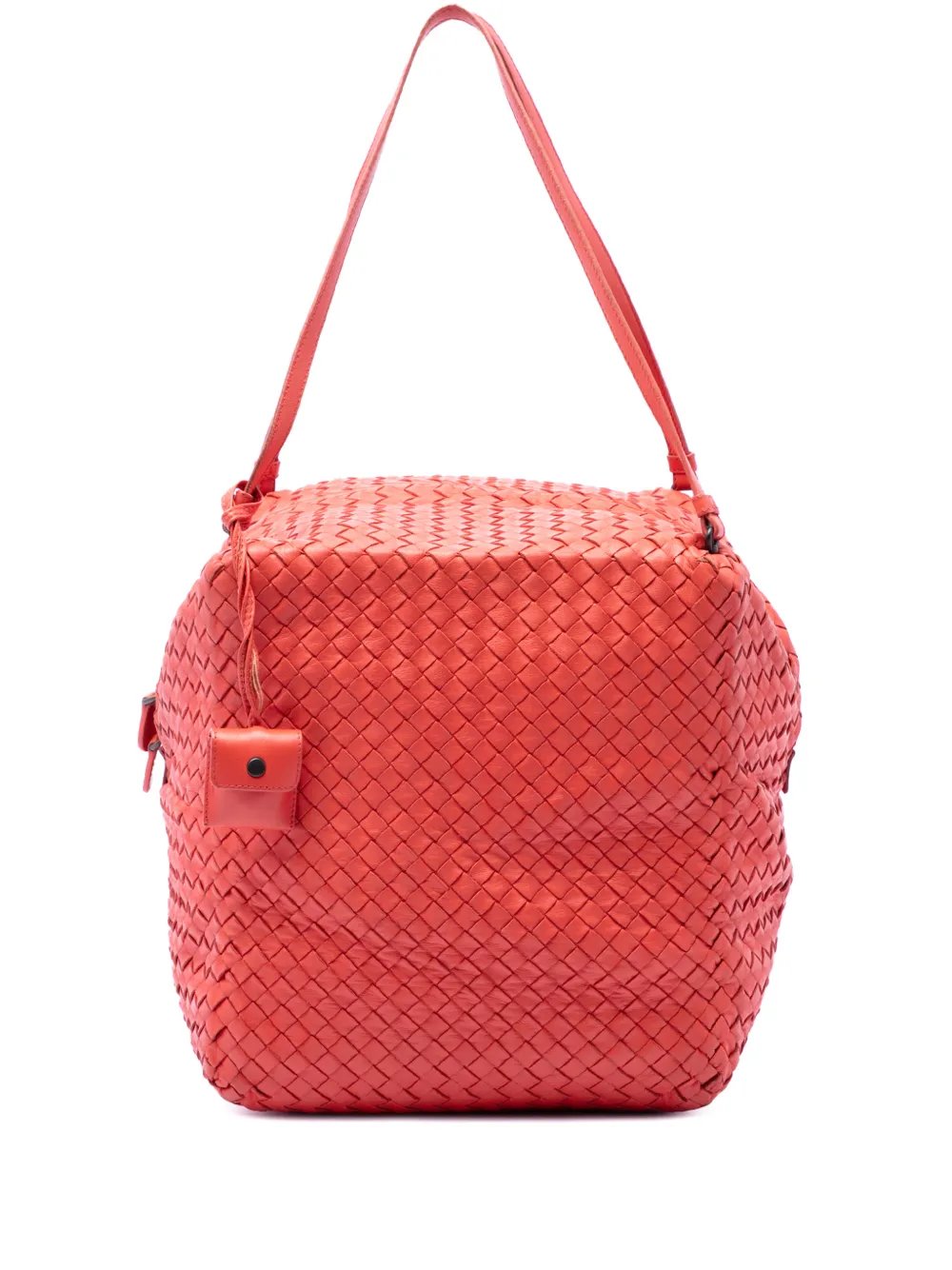 2010 Nappa Intrecciato Cube shoulder bag