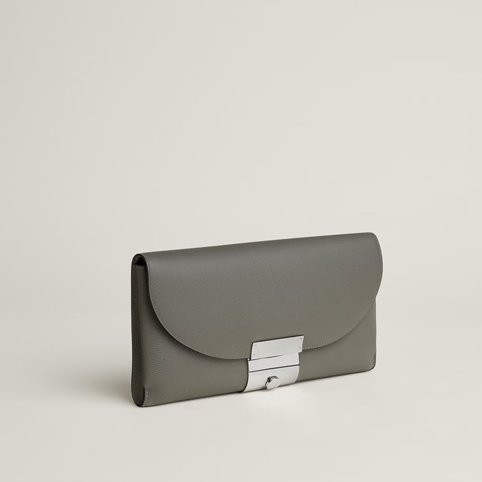 Gris Meyer Hermès Depechette Pouch