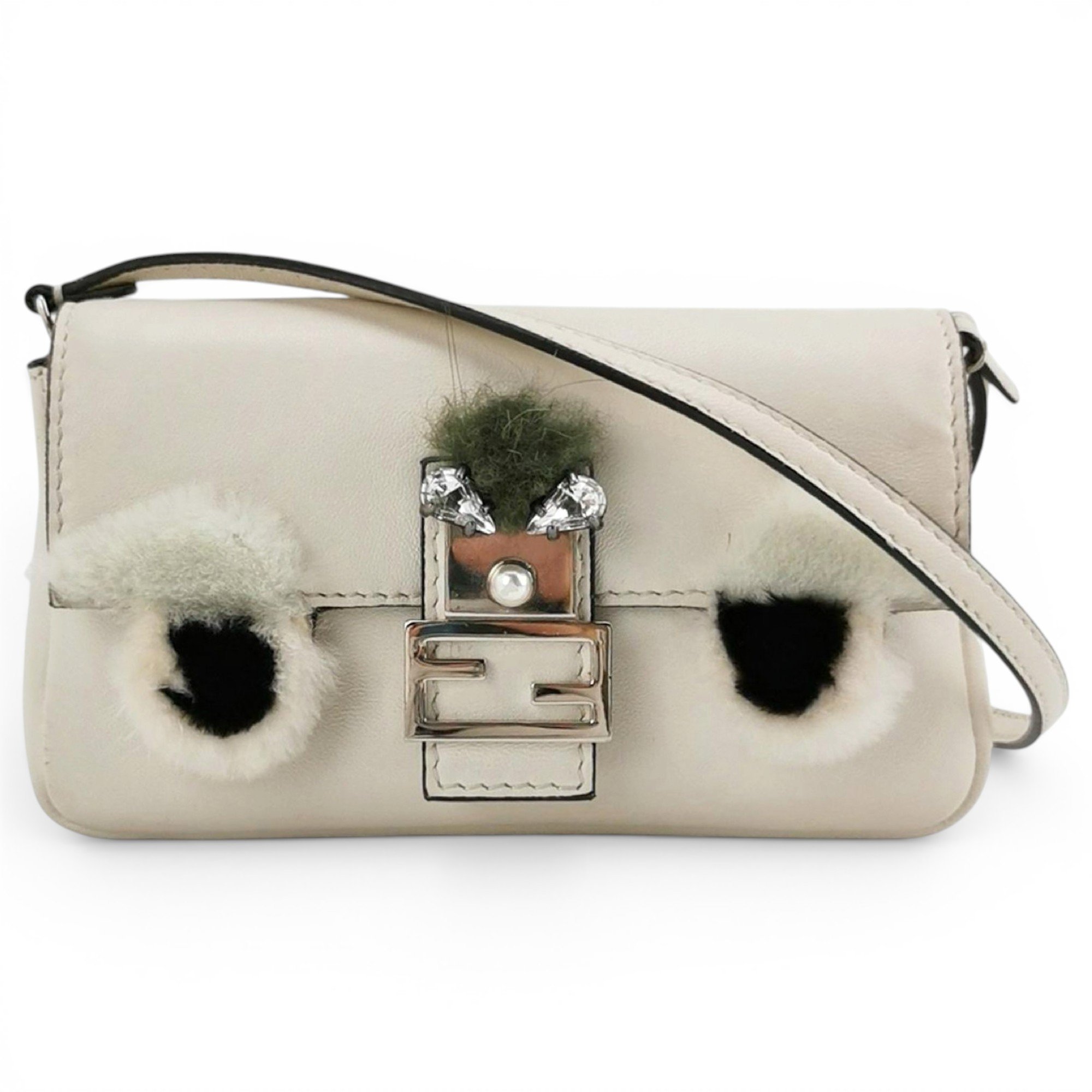 Baguette leather handbag