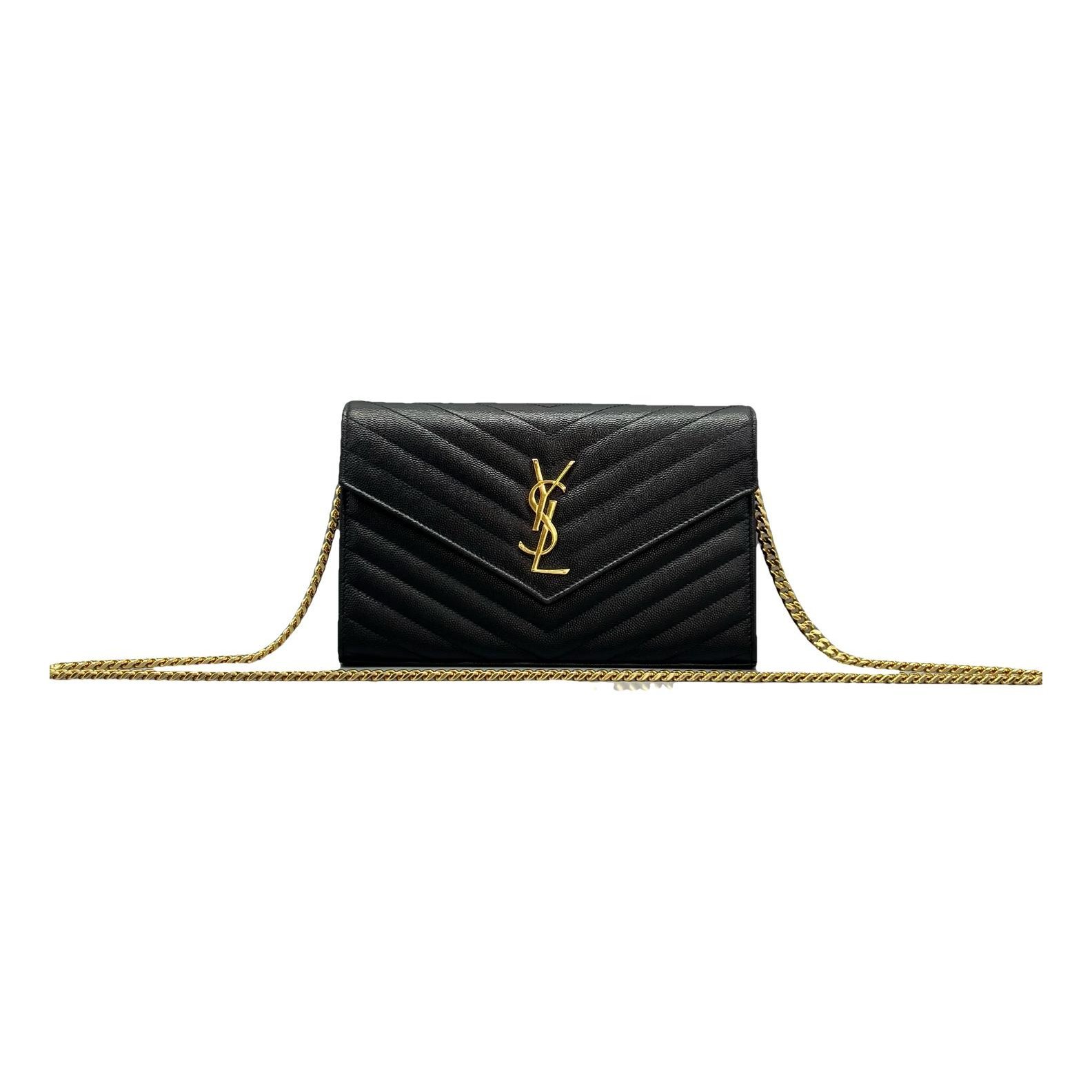 Portefeuille enveloppe leather handbag