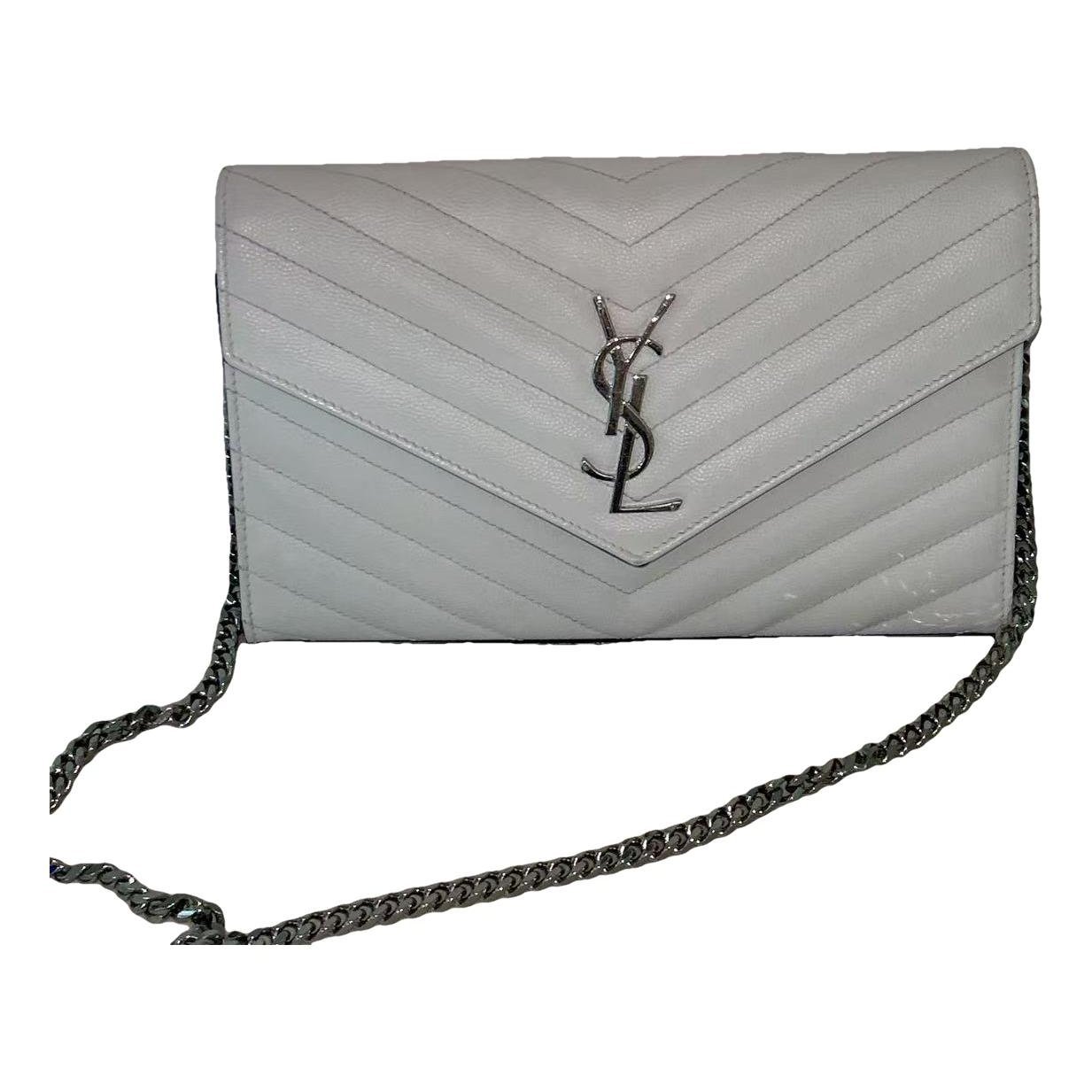 Portefeuille enveloppe leather crossbody bag