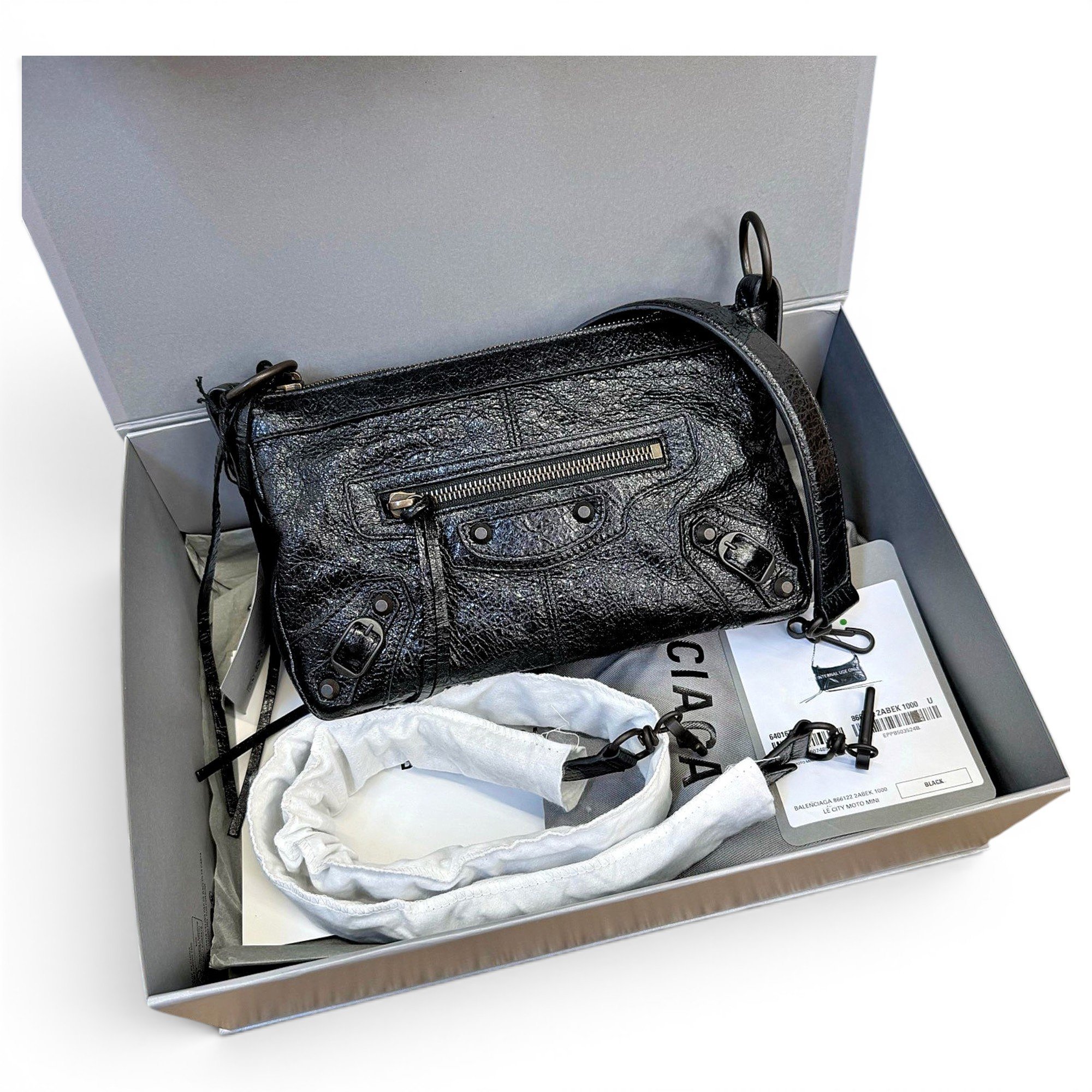 Balenciaga Hip leather crossbody bag