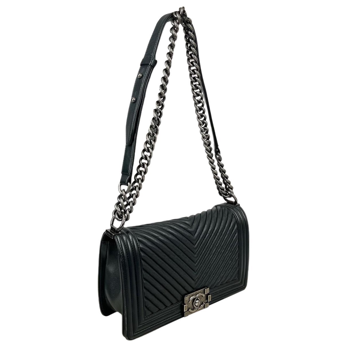 Boy leather crossbody bag