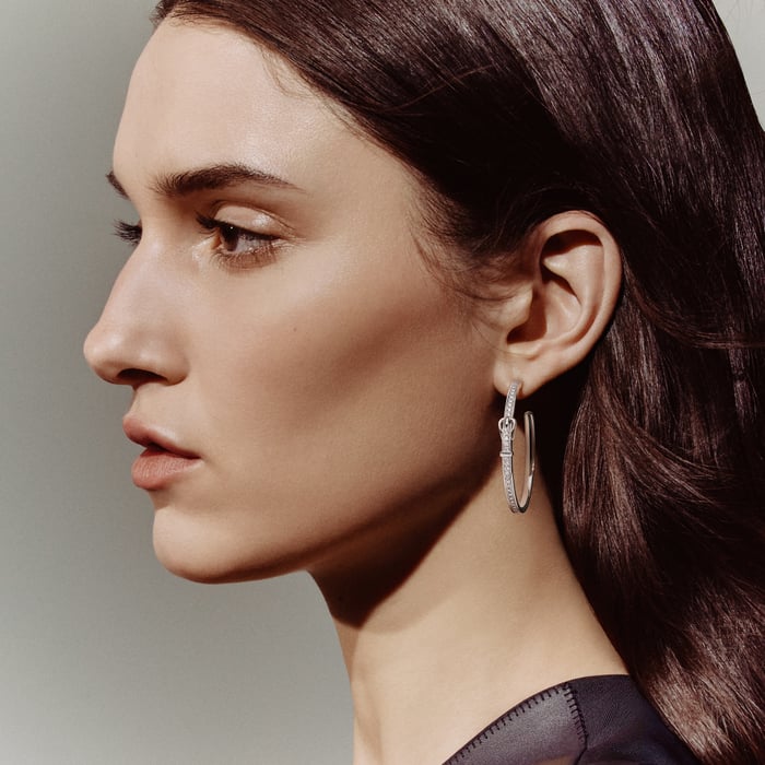 Sans Coloris Etriviere Dangle Earrings, Large Model