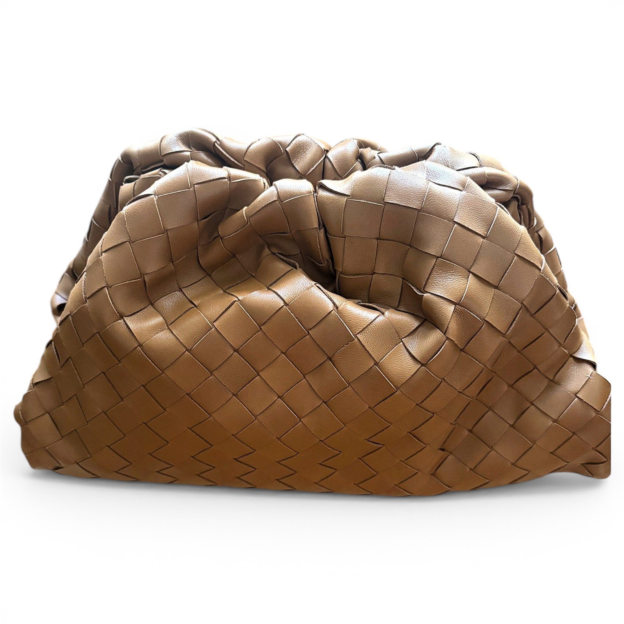 Pouch leather handbag