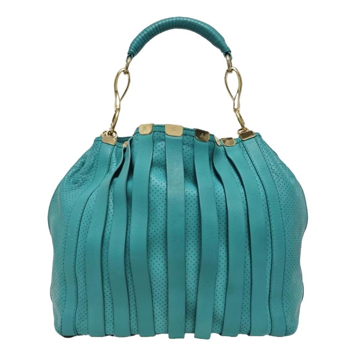 Palazzo Empire leather handbag