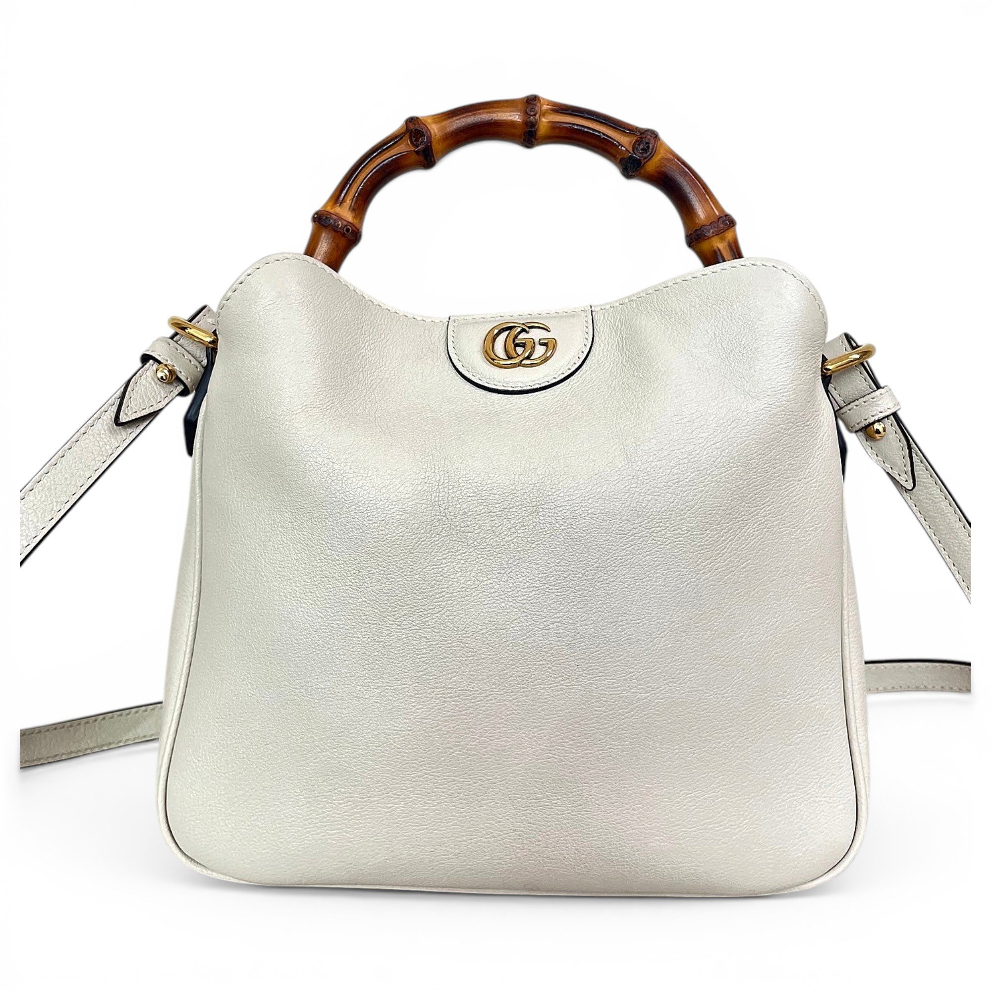 Diana Bamboo leather handbag