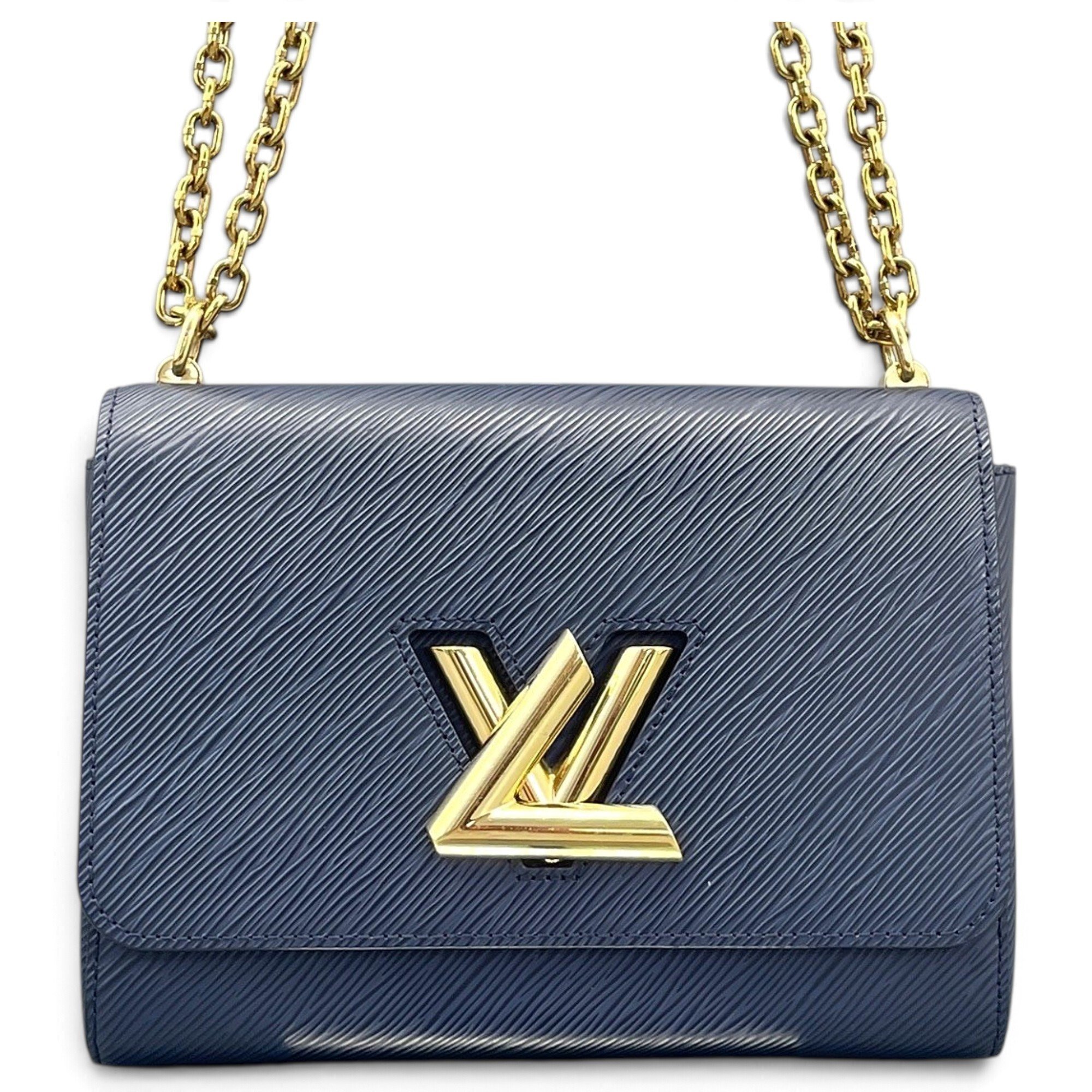 Twist leather handbag
