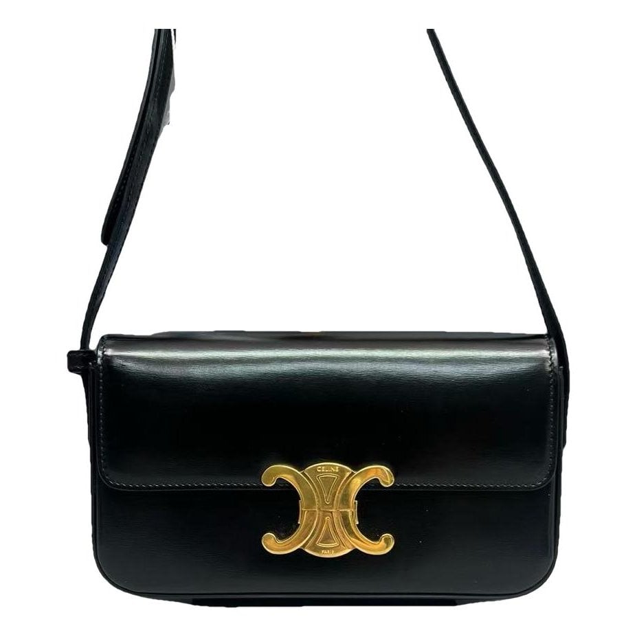 Triomphe Long leather handbag