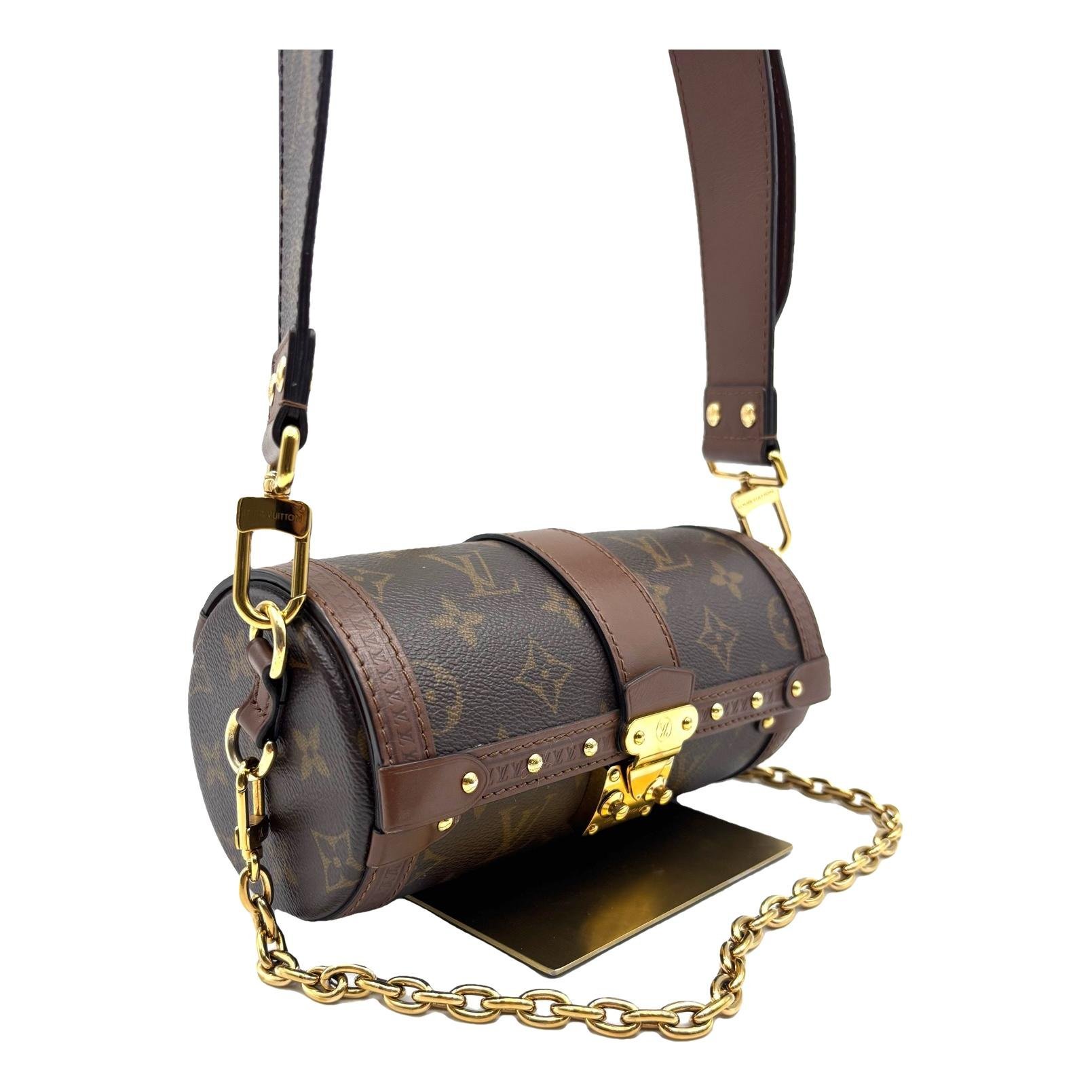 Papillon Trunk leather handbag