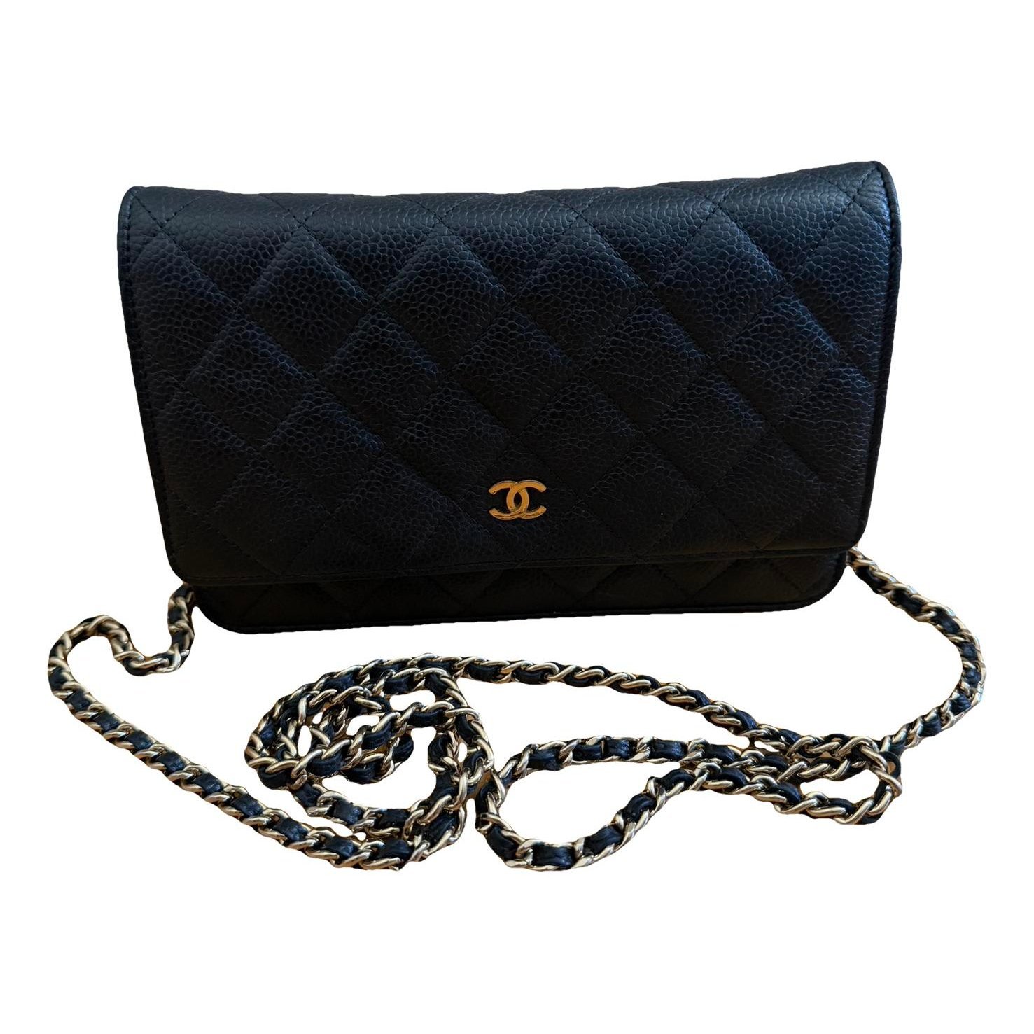 Wallet On Chain Timeless/Classique leather crossbody bag