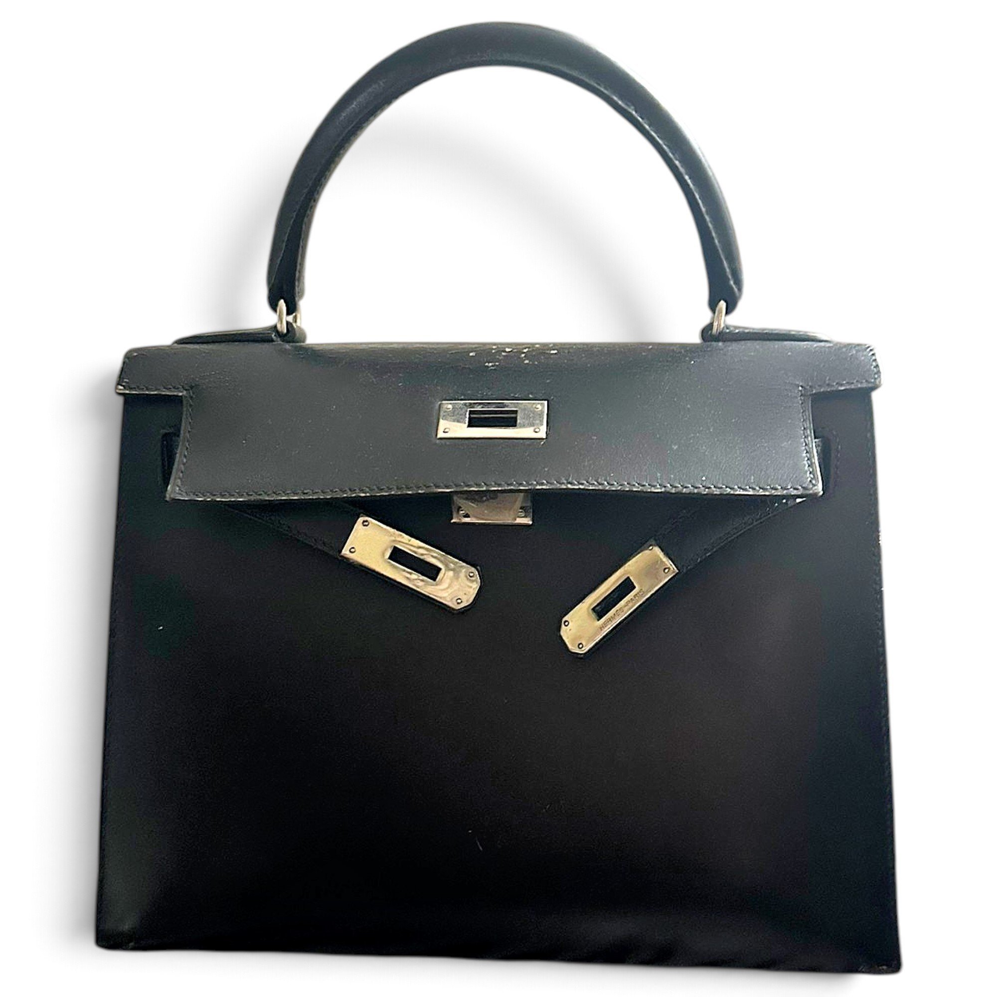 Kelly 28 leather handbag