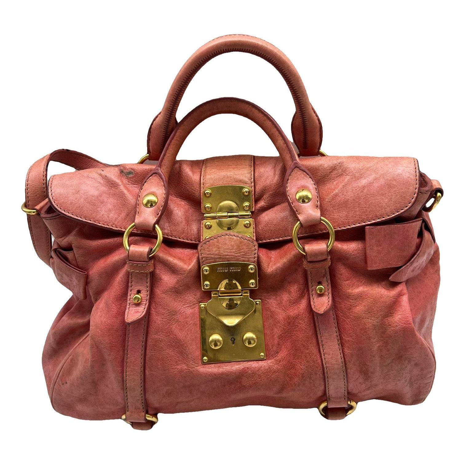 Vitello leather handbag