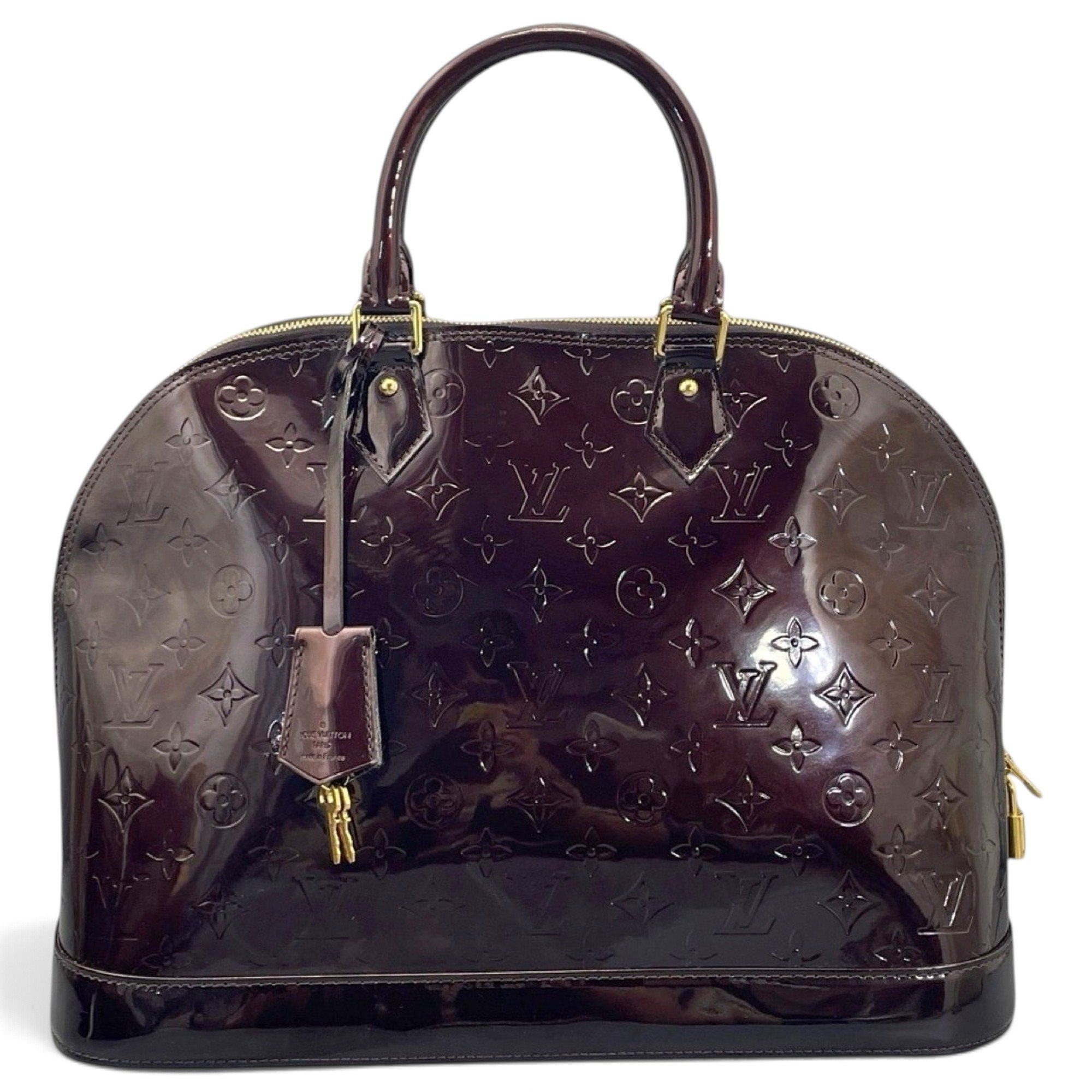 Alma patent leather handbag