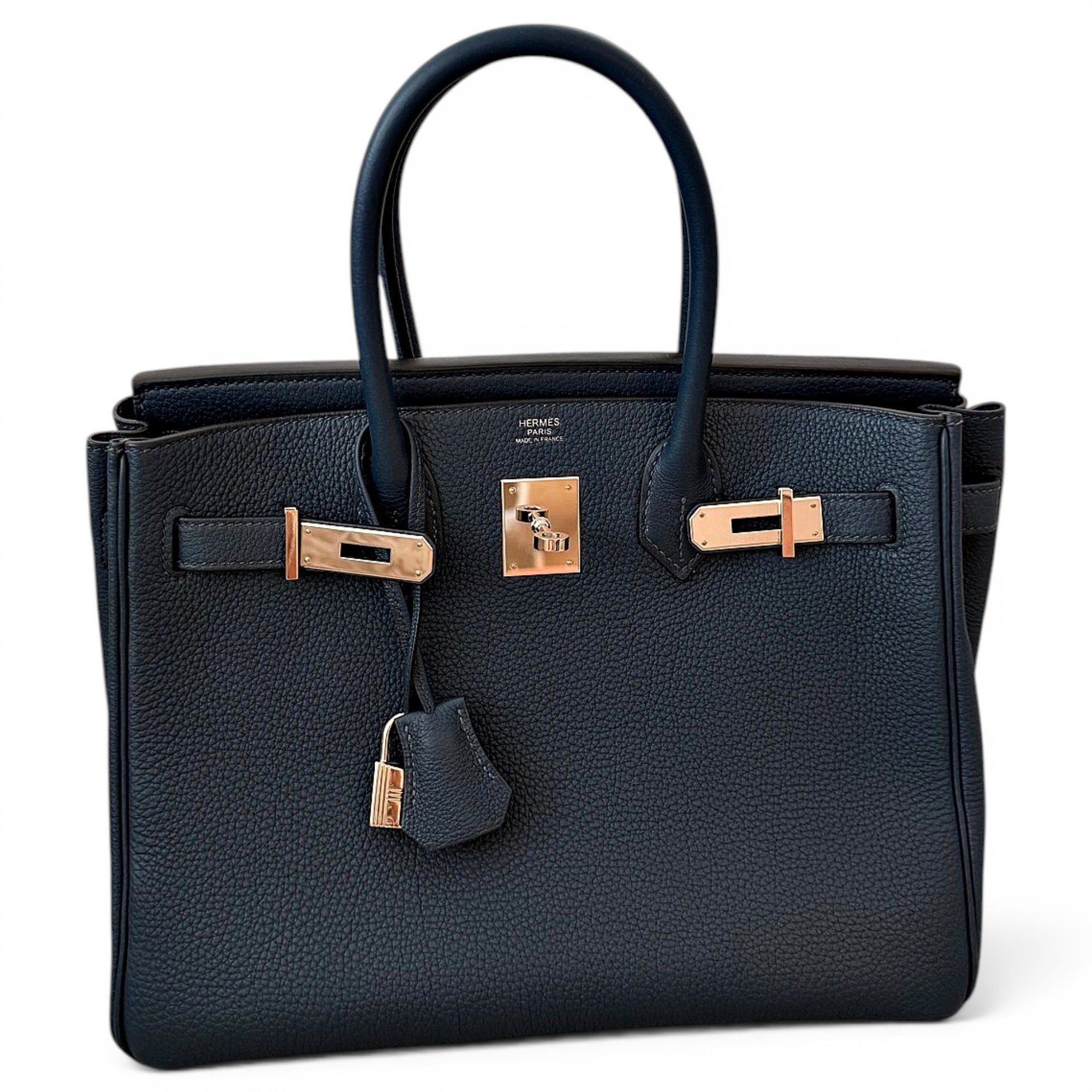 Birkin 30 leather handbag