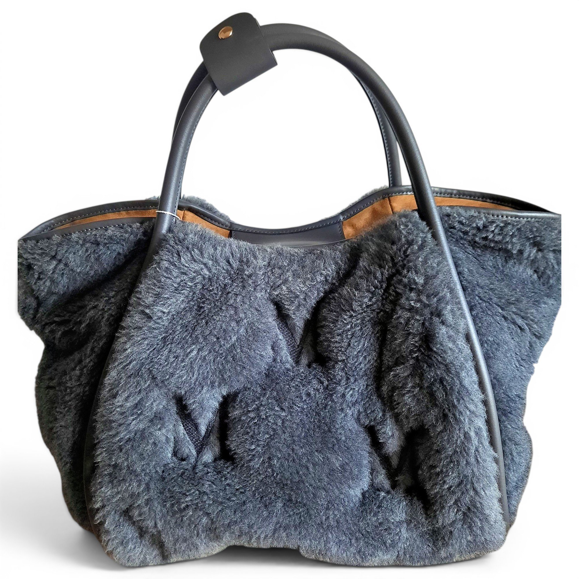 Marine wool handbag
