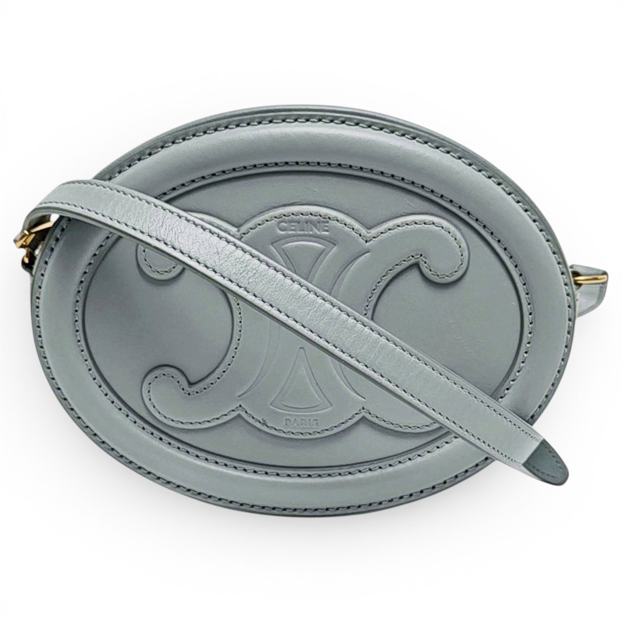 Triomphe leather handbag