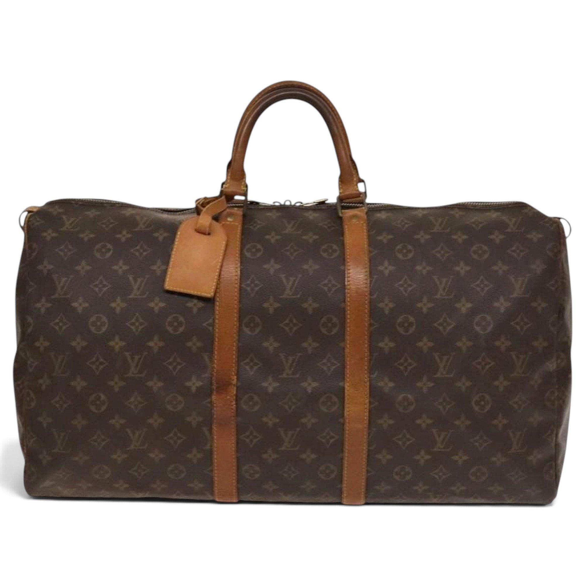 Leather bowling bag