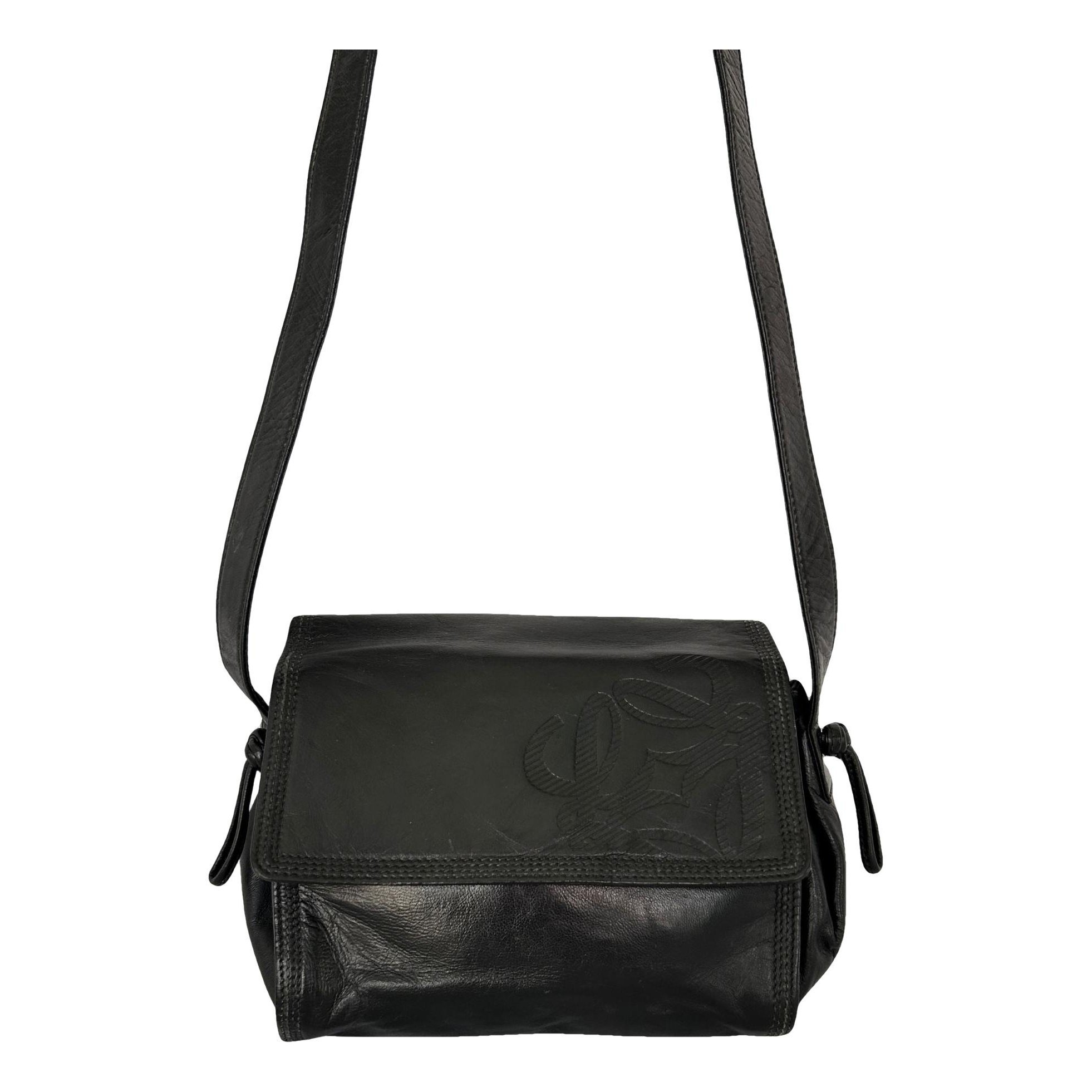 Leather crossbody bag