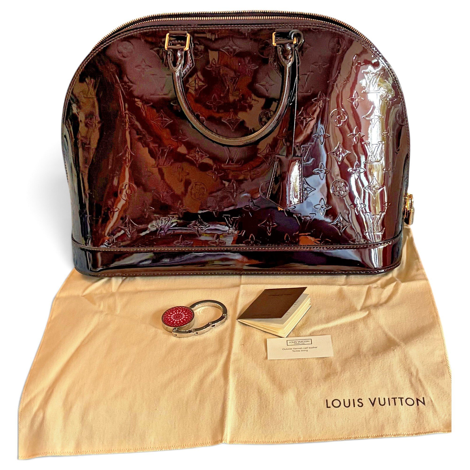 Alma patent leather handbag