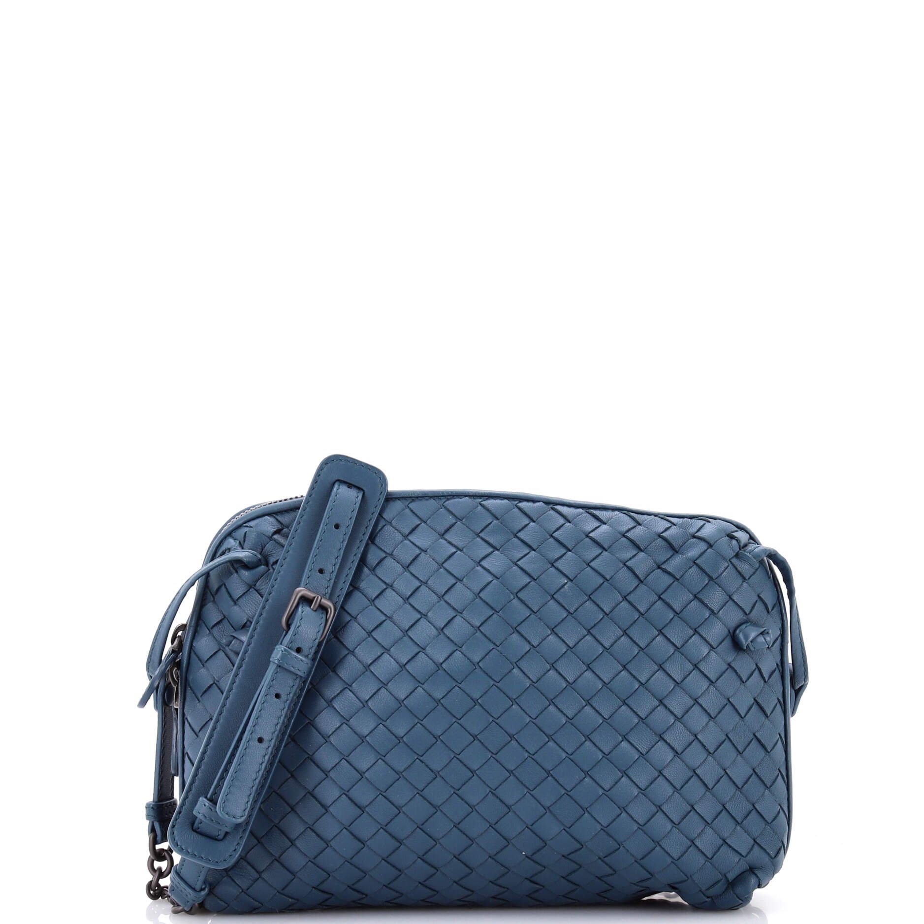 Bottega Veneta Nodini Crossbody Bag Intrecciato Nappa Small