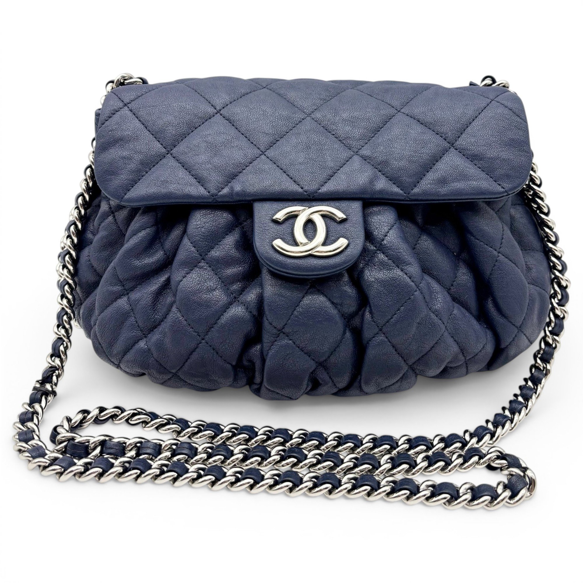 Chain Around leather crossbody bag