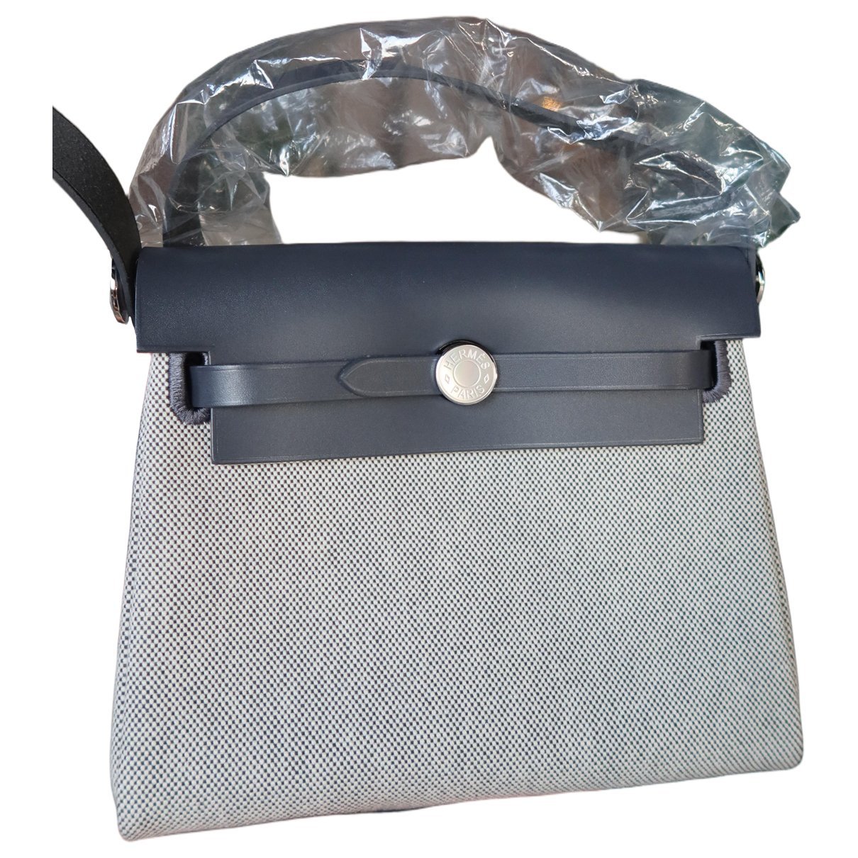 Hermes Herbag Handbag Ardoise Vache Leather