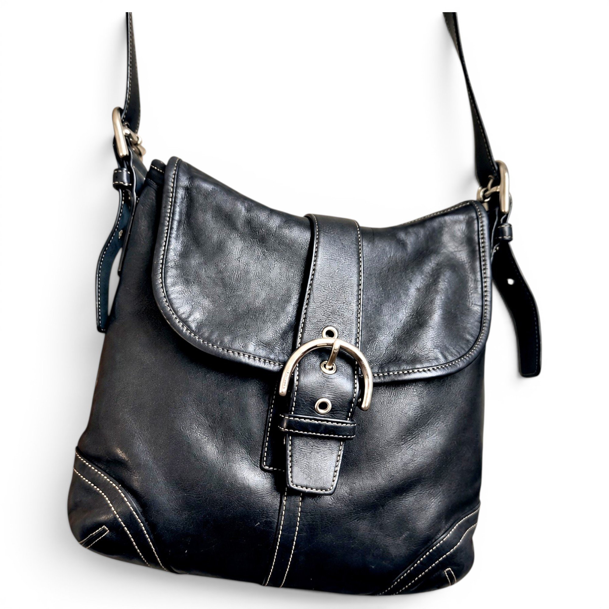 Smooth Crossbody leather crossbody bag