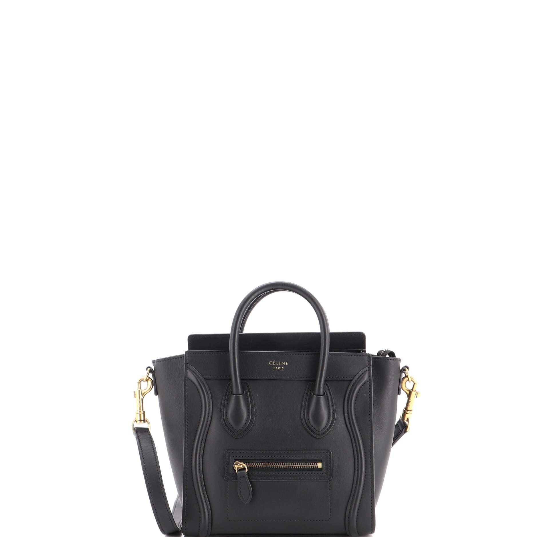 Luggage Bag Smooth Leather Nano
