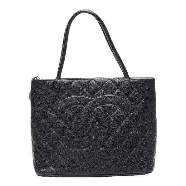 Médaillon leather tote